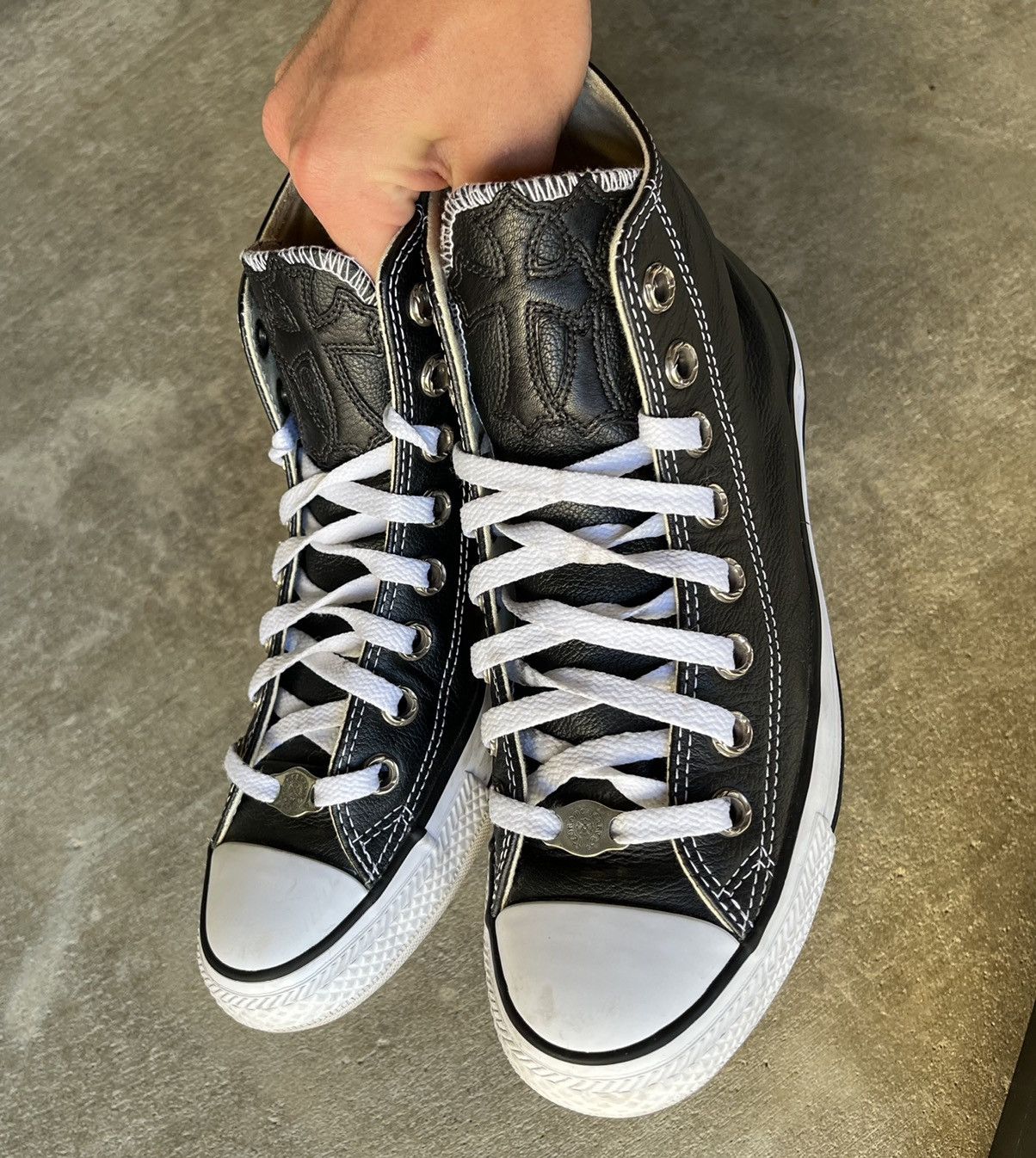 Chrome Hearts Chrome Hearts x Converse Chuck Taylor Leather Black High