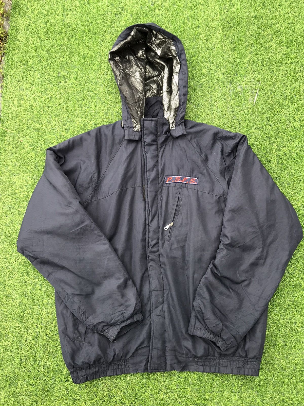 Vintage P.S.F.S Heat Assist Windbreaker Hoodie