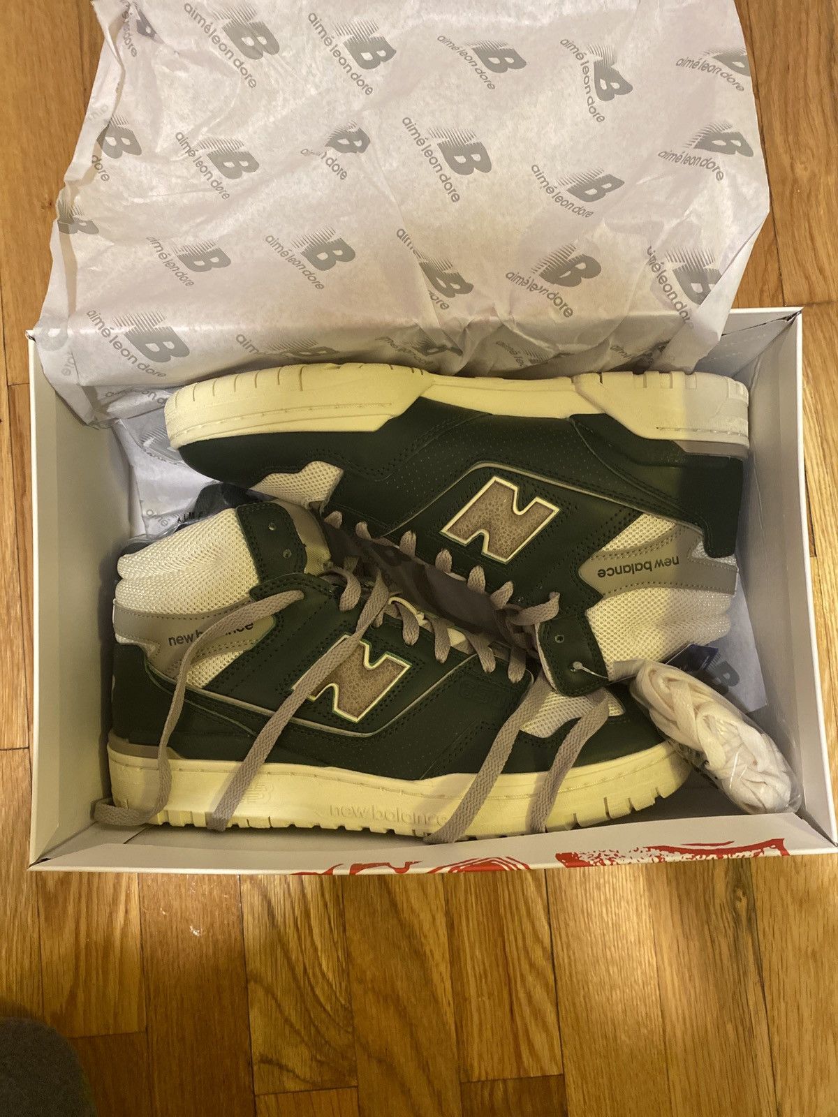 Aime Leon Dore × New Balance Botanical Green ALD / New Balance 650R Size US 10 / EU 43 - 3 Thumbnail