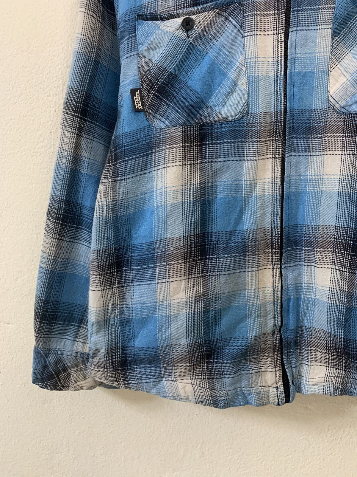 No Fear No Fear Plaid Hoodie Jacket Size S / US 4 / IT 40 - 3 Thumbnail
