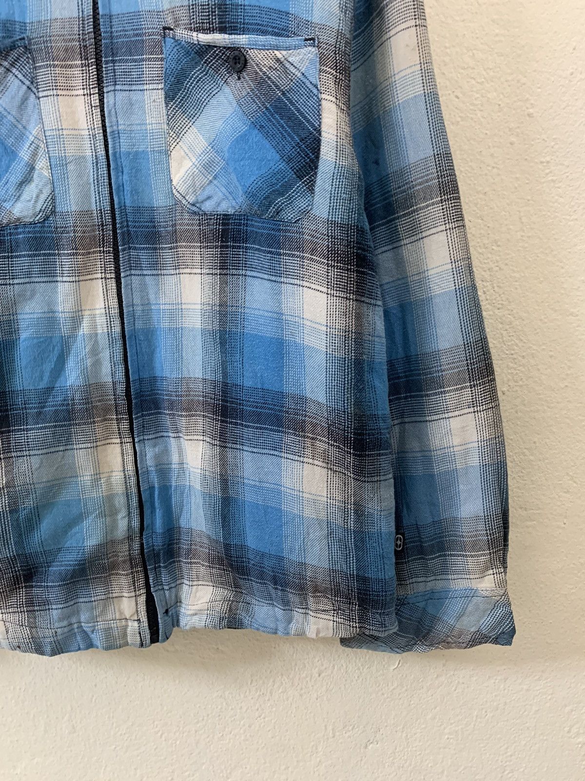 No Fear No Fear Plaid Hoodie Jacket Size S / US 4 / IT 40 - 2 Thumbnail
