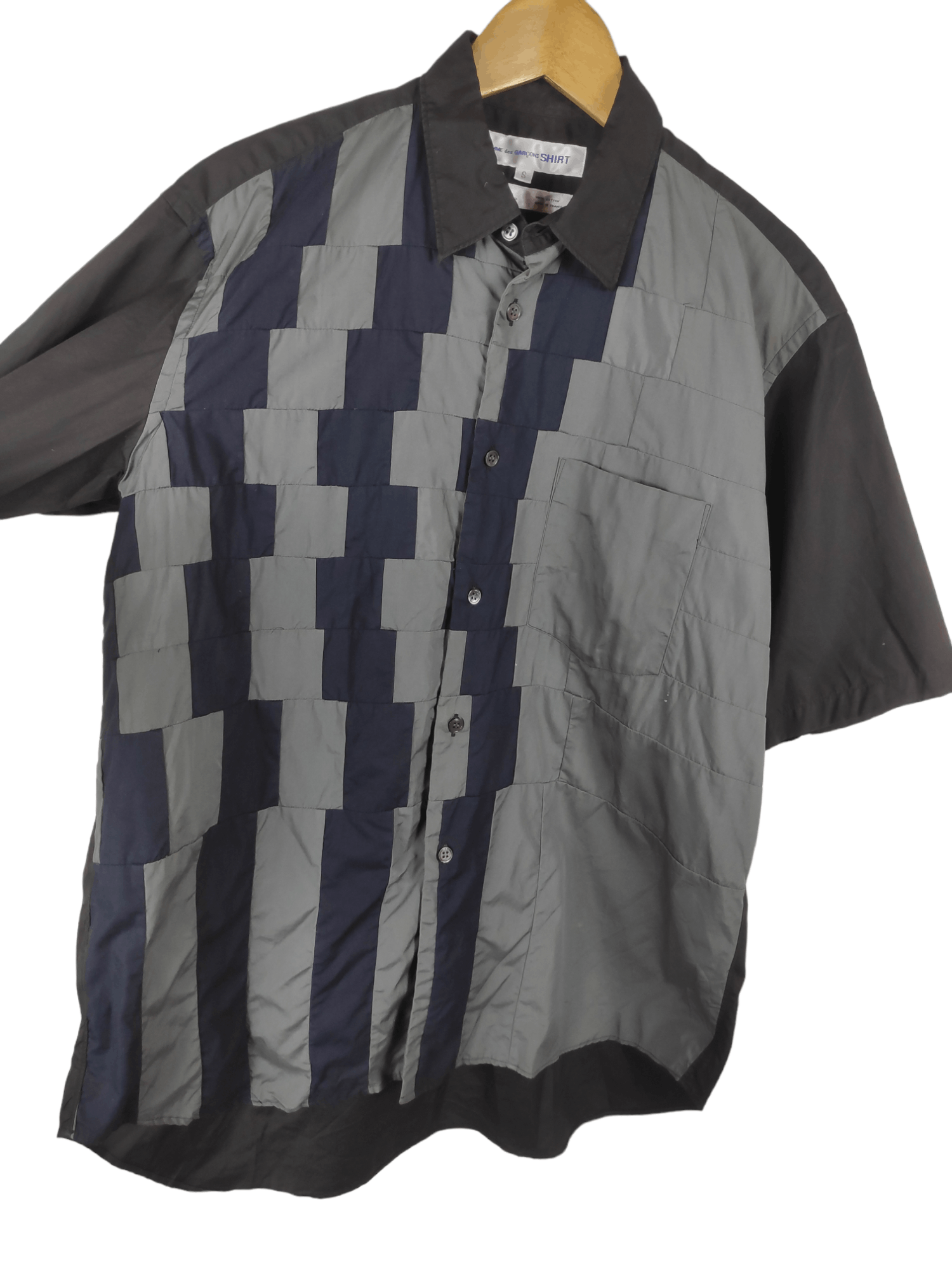 Comme des Garcons 🔥OFFER🔥Vintage Comme Des Garcons Two Tone Shirt Size US S / EU 44-46 / 1 - 3 Thumbnail