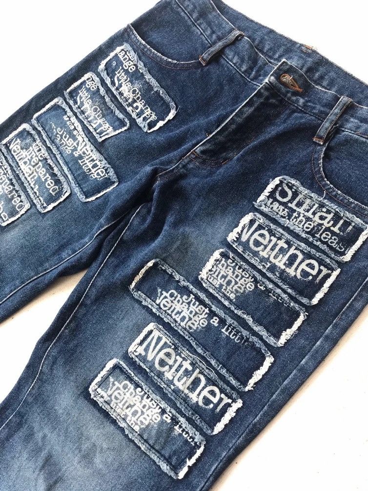 Hysteric Glamour Vintage Japanese SkyBomber Patches Denim Size 30" / US 8 / IT 44 - 8 Thumbnail