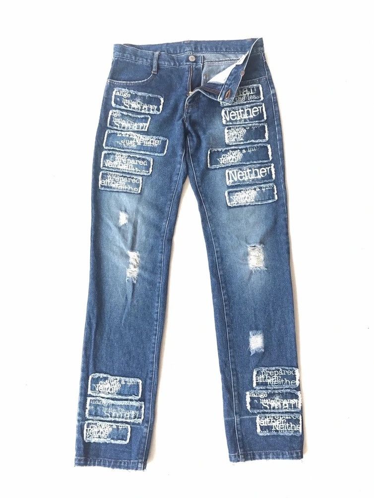 Hysteric Glamour Vintage Japanese SkyBomber Patches Denim Size 30" / US 8 / IT 44 - 1 Thumbnail