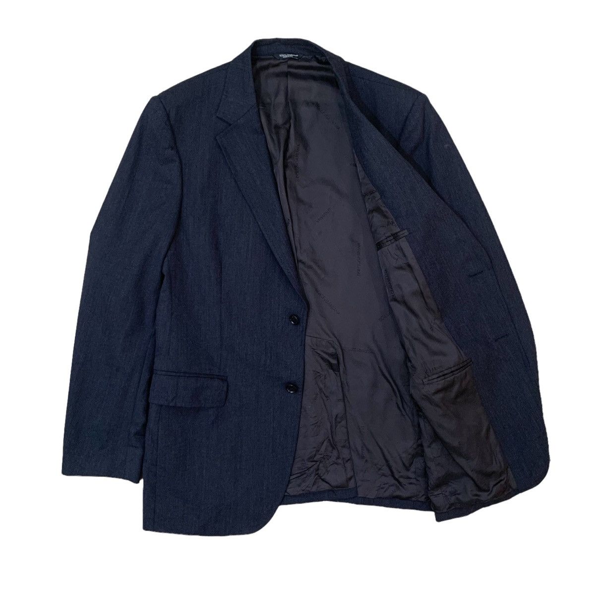 Designer × Dolce & Gabbana × Vintage 🇮🇹Dolce & Gabbana Virgin Wool Blazer Jacket Size US L / EU 52-54 / 3 - 3 Thumbnail