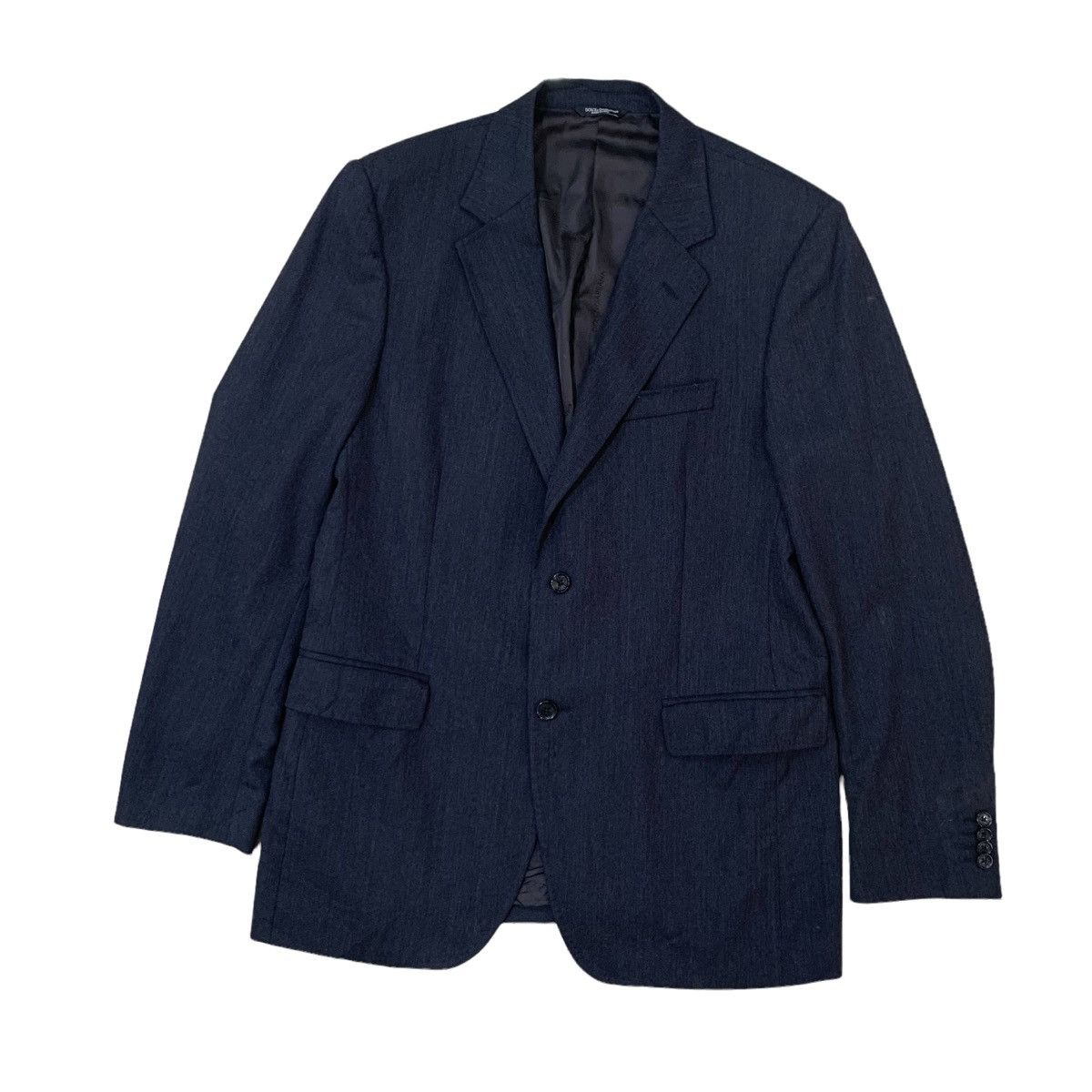 Designer × Dolce & Gabbana × Vintage 🇮🇹Dolce & Gabbana Virgin Wool Blazer Jacket Size US L / EU 52-54 / 3 - 4 Thumbnail