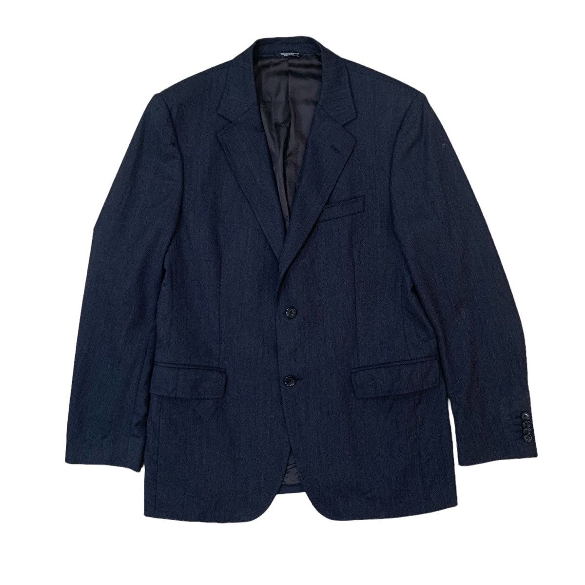 Designer × Dolce & Gabbana × Vintage 🇮🇹Dolce & Gabbana Virgin Wool Blazer Jacket Size US L / EU 52-54 / 3 - 1 Thumbnail