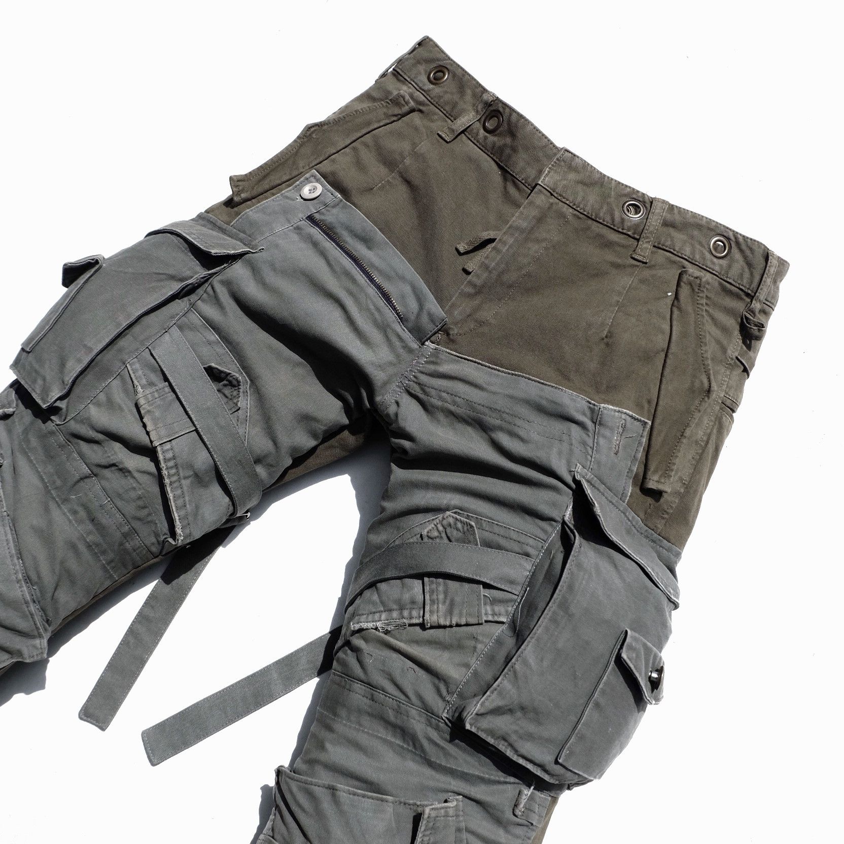 Japanese Brand × PPFM × Tete Homme VERTGARMENTS reworked bondage cargo pants Size US 32 / EU 48 - 3 Thumbnail
