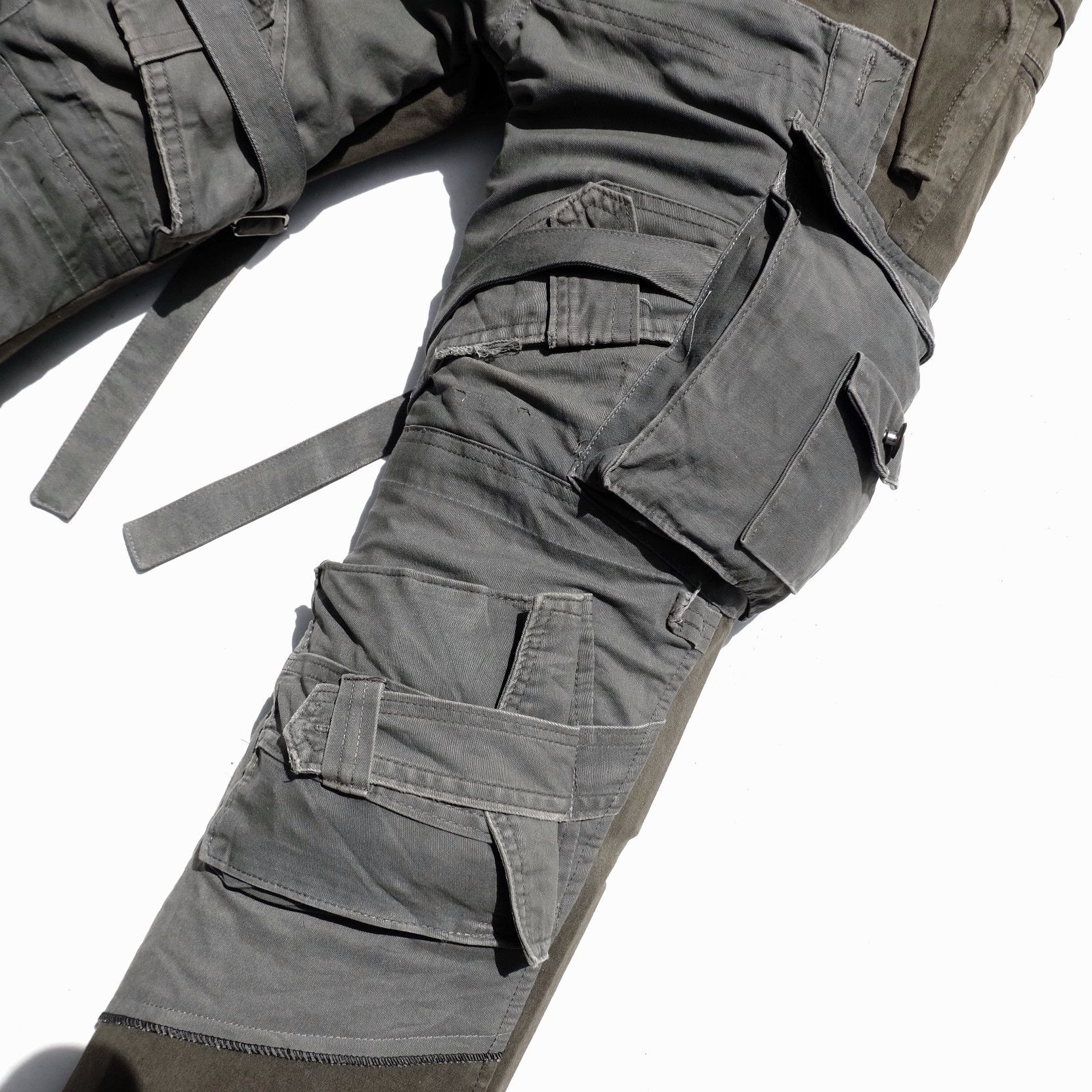 Japanese Brand × PPFM × Tete Homme VERTGARMENTS reworked bondage cargo pants Size US 32 / EU 48 - 4 Thumbnail
