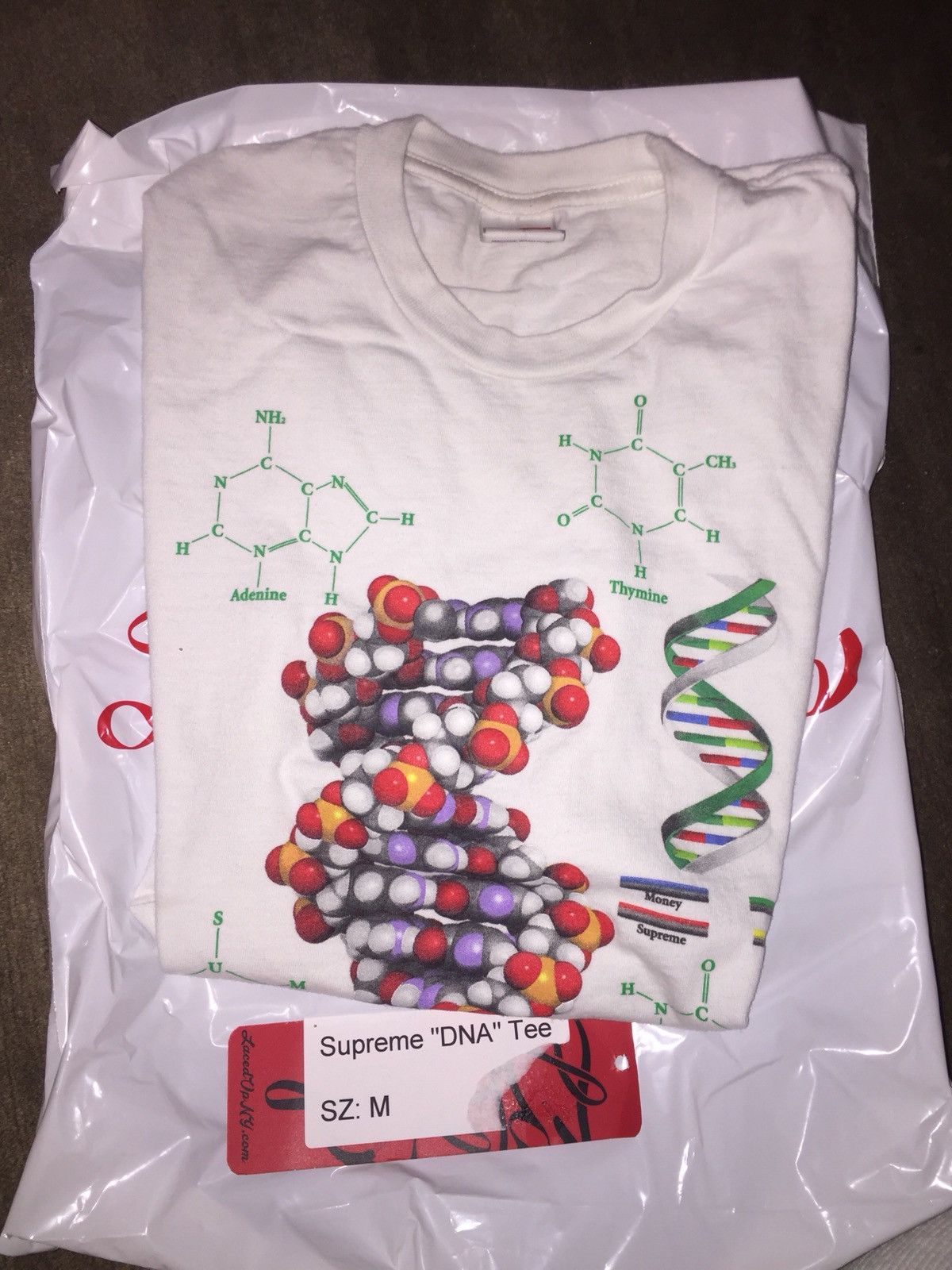 Supreme Supreme DNA Tee White Grailed