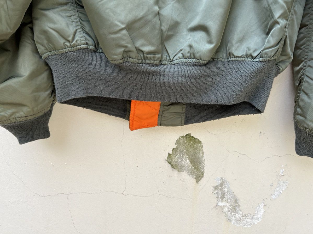Alpha Industries Vintage 80s Alpha Industries USAF MA-1 Bomber Jacket Size US L / EU 52-54 / 3 - 11 Thumbnail