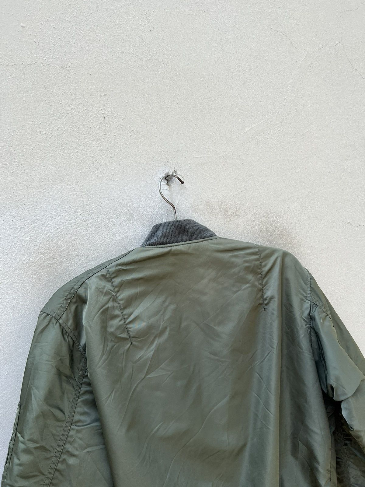 Alpha Industries Vintage 80s Alpha Industries USAF MA-1 Bomber Jacket Size US L / EU 52-54 / 3 - 10 Thumbnail