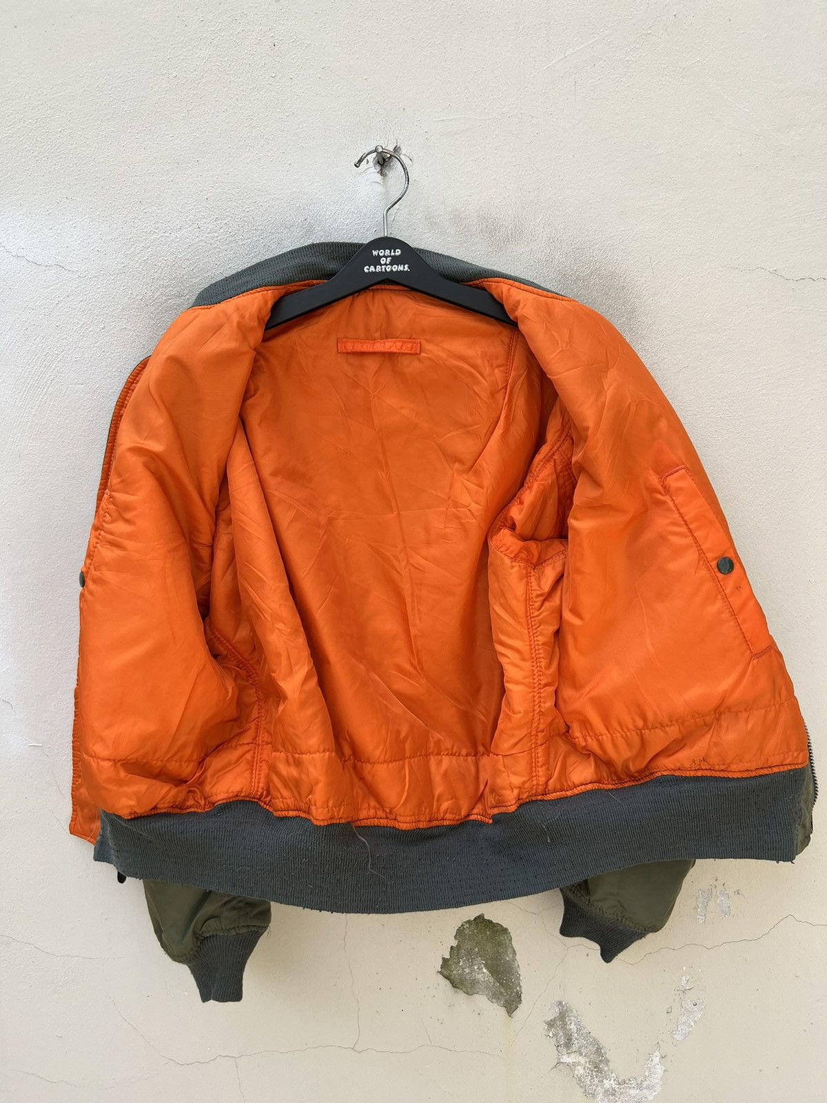 Alpha Industries Vintage 80s Alpha Industries USAF MA-1 Bomber Jacket Size US L / EU 52-54 / 3 - 12 Thumbnail