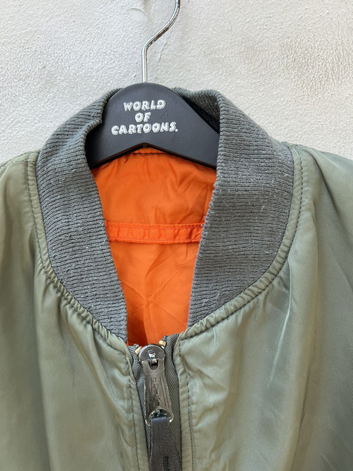 Alpha Industries Vintage 80s Alpha Industries USAF MA-1 Bomber Jacket Size US L / EU 52-54 / 3 - 4 Thumbnail