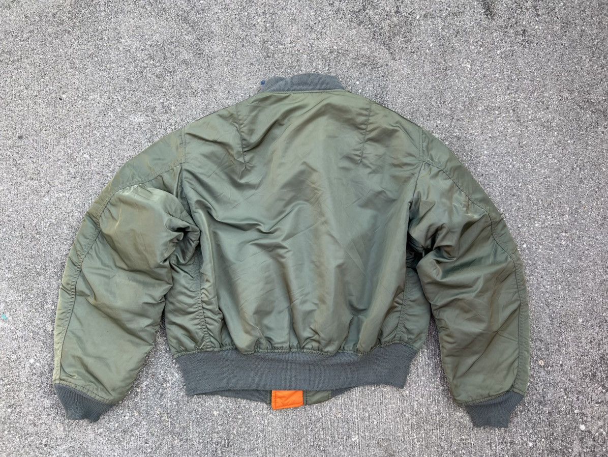 Alpha Industries Vintage 80s Alpha Industries USAF MA-1 Bomber Jacket Size US L / EU 52-54 / 3 - 17 Thumbnail