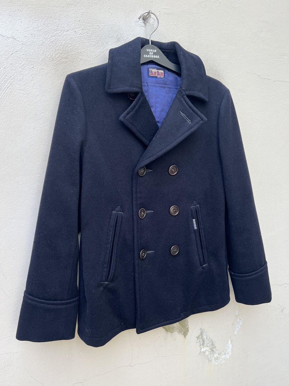 Blue Blue Japan Vintage Blue Blue Japan USN Peacoat Jacket Size US M / EU 48-50 / 2 - 8 Thumbnail