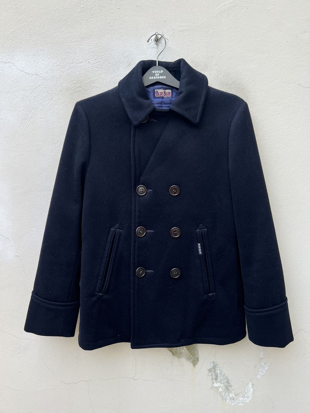 Blue Blue Japan Vintage Blue Blue Japan USN Peacoat Jacket Size US M / EU 48-50 / 2 - 7 Thumbnail