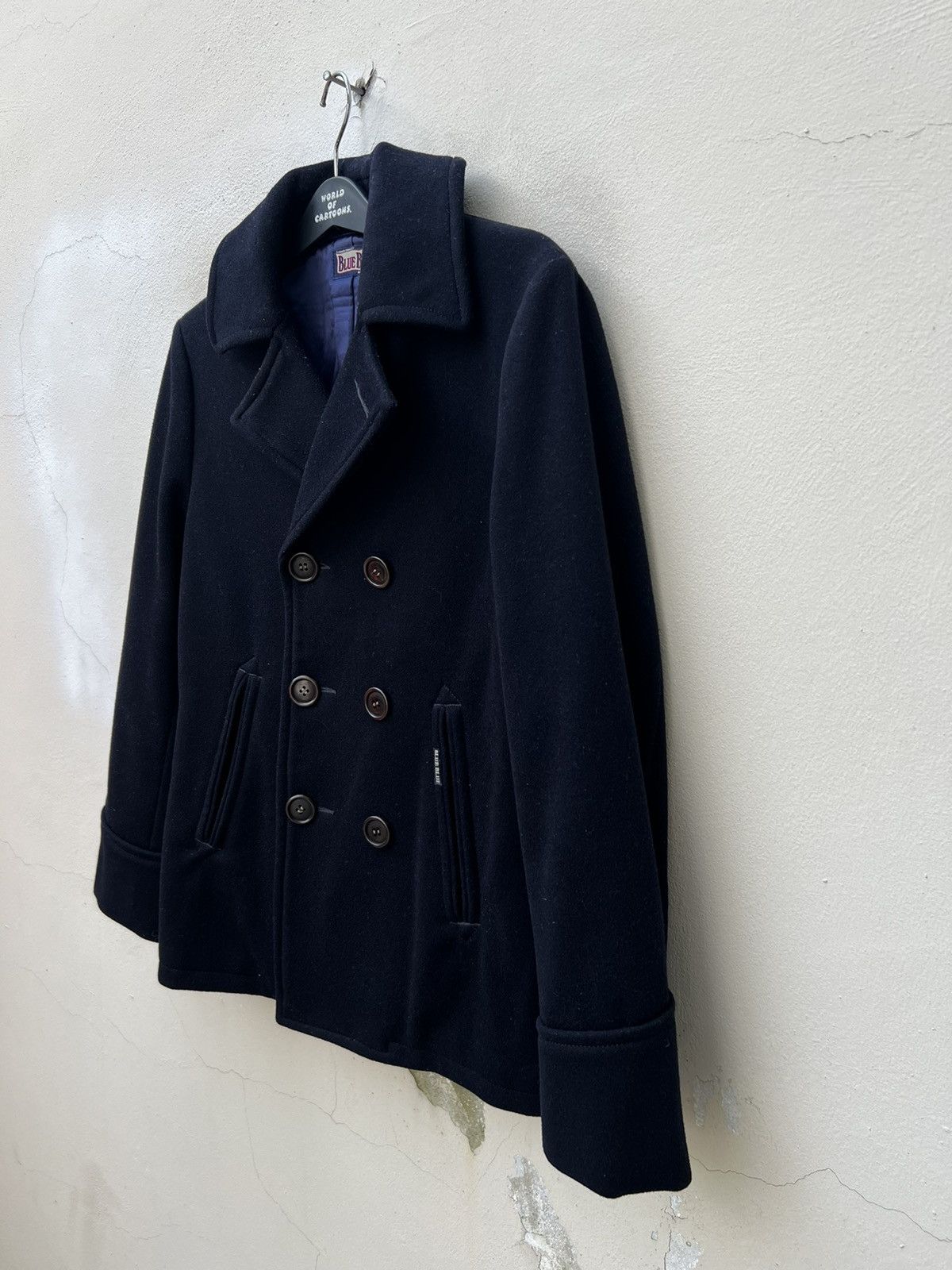 Blue Blue Japan Vintage Blue Blue Japan USN Peacoat Jacket Size US M / EU 48-50 / 2 - 9 Thumbnail