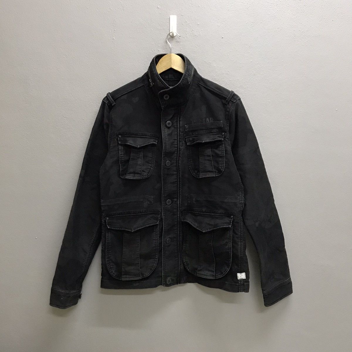 G-Star G-Star Raw Black Camo Style Design Cargo Jacket Size US S / EU 44-46 / 1 - 3 Thumbnail
