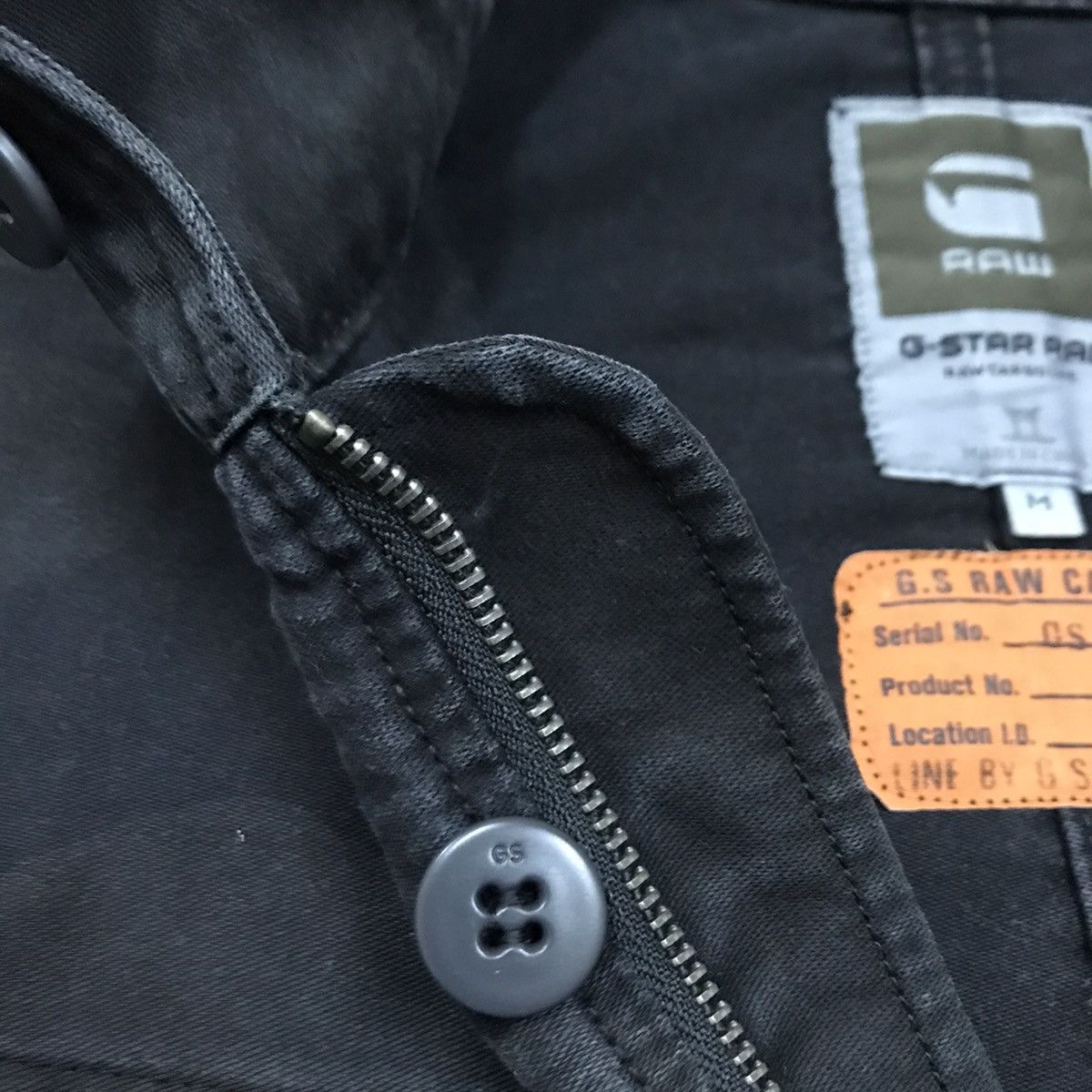 G-Star G-Star Raw Black Camo Style Design Cargo Jacket Size US S / EU 44-46 / 1 - 12 Thumbnail