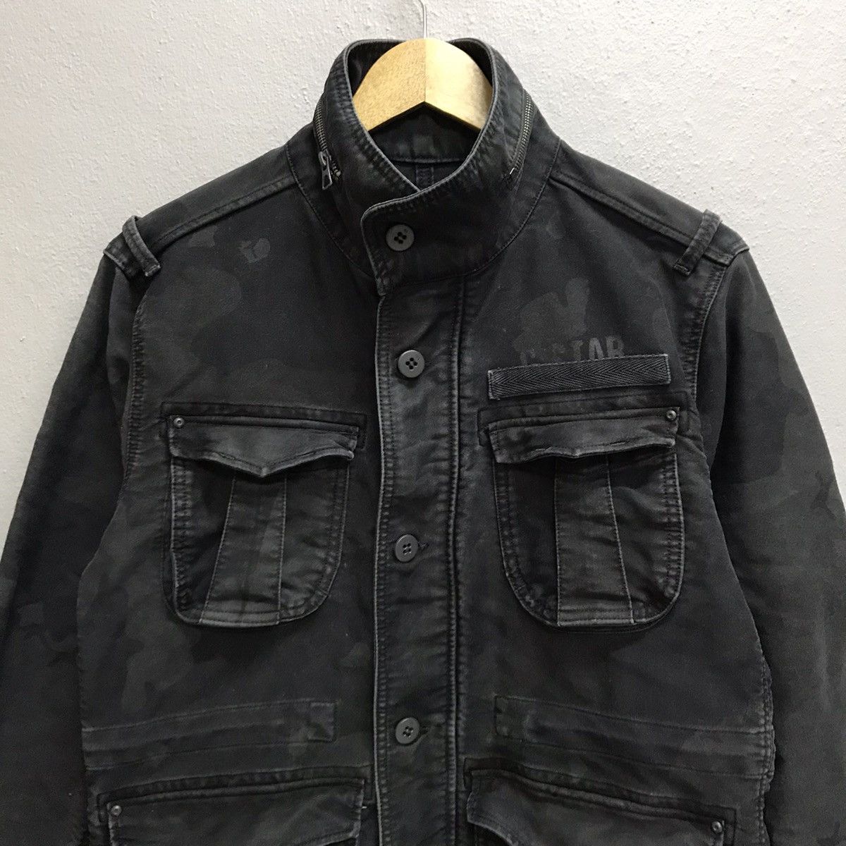 G-Star G-Star Raw Black Camo Style Design Cargo Jacket Size US S / EU 44-46 / 1 - 4 Thumbnail