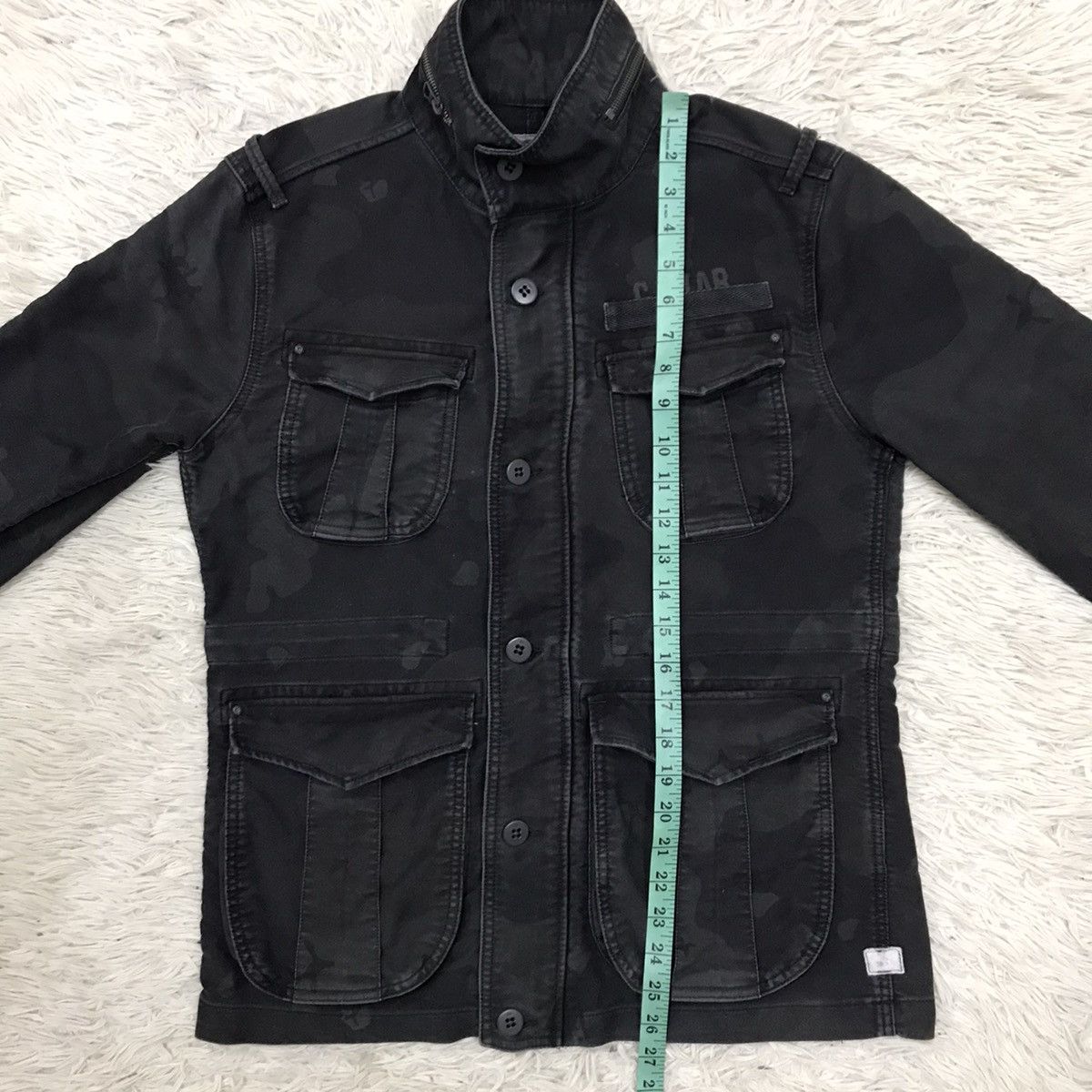 G-Star G-Star Raw Black Camo Style Design Cargo Jacket Size US S / EU 44-46 / 1 - 18 Thumbnail