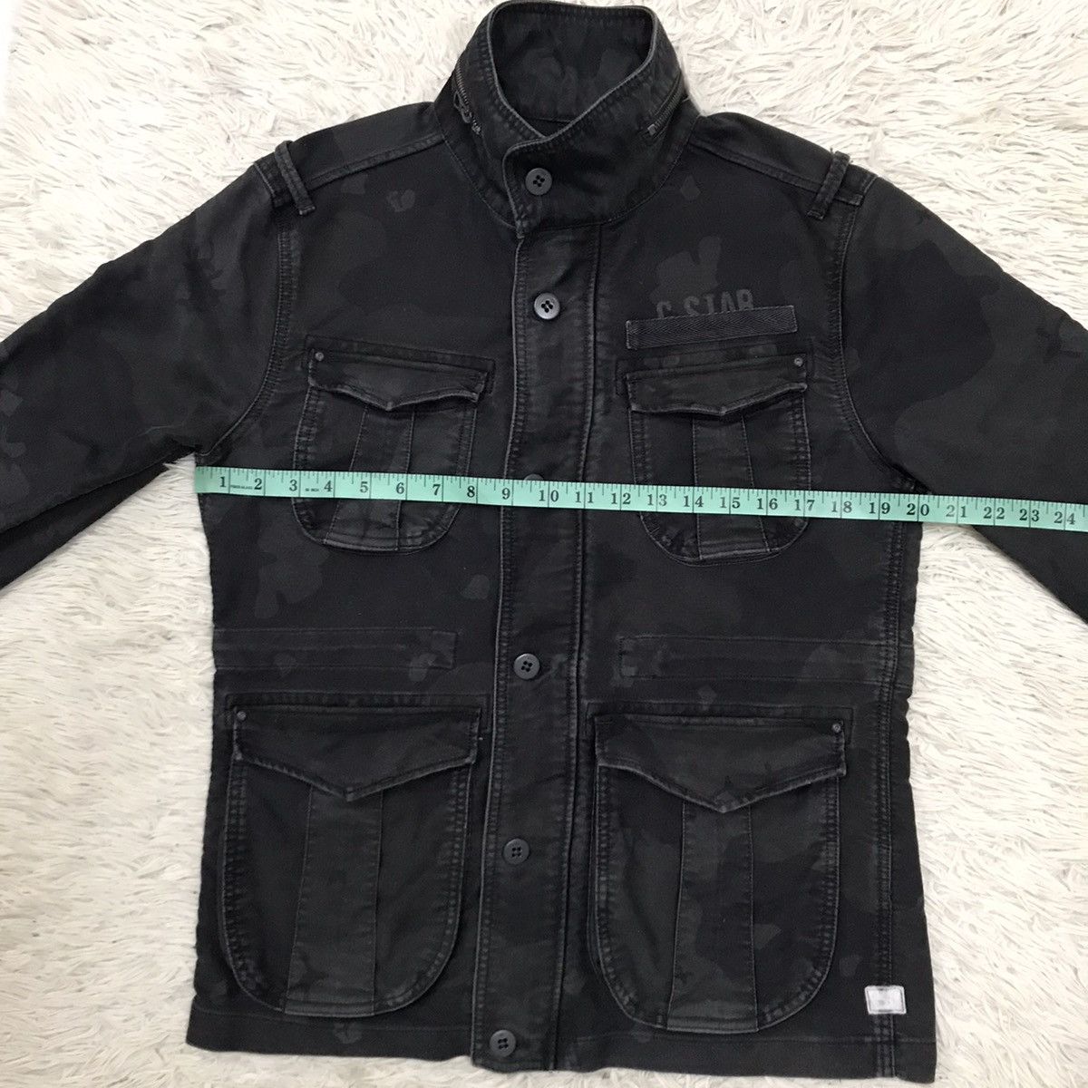 G-Star G-Star Raw Black Camo Style Design Cargo Jacket Size US S / EU 44-46 / 1 - 17 Thumbnail