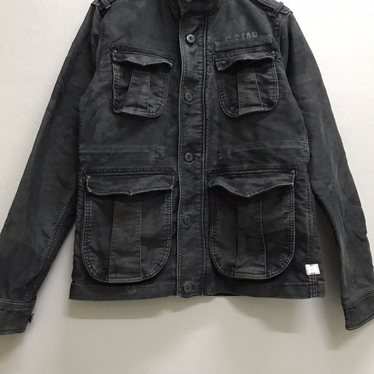 G-Star G-Star Raw Black Camo Style Design Cargo Jacket Size US S / EU 44-46 / 1 - 6 Thumbnail
