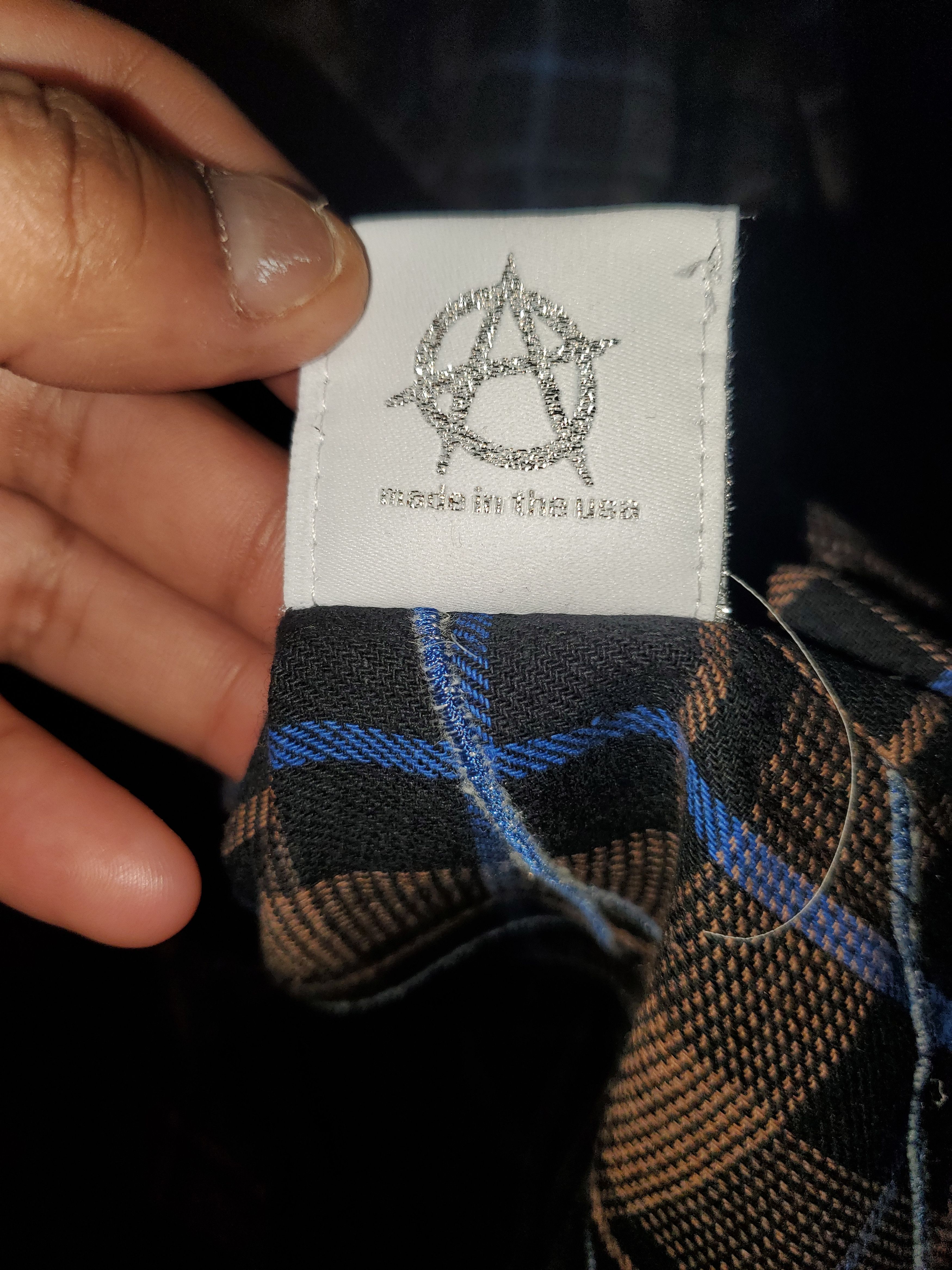 Revenge Blue Spiderweb Flannel orders