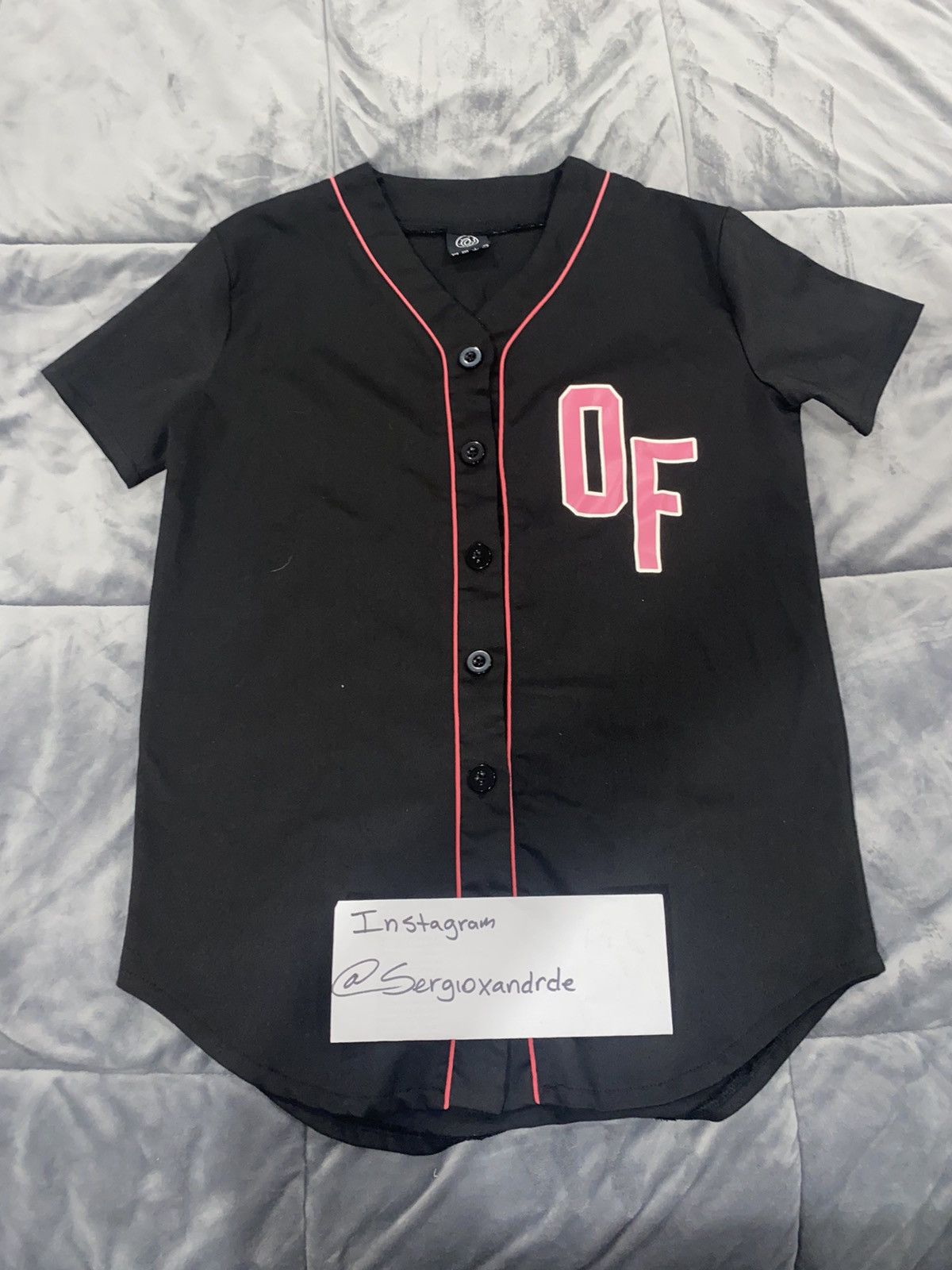 Odd Future Black & Purple Baseball Jersey