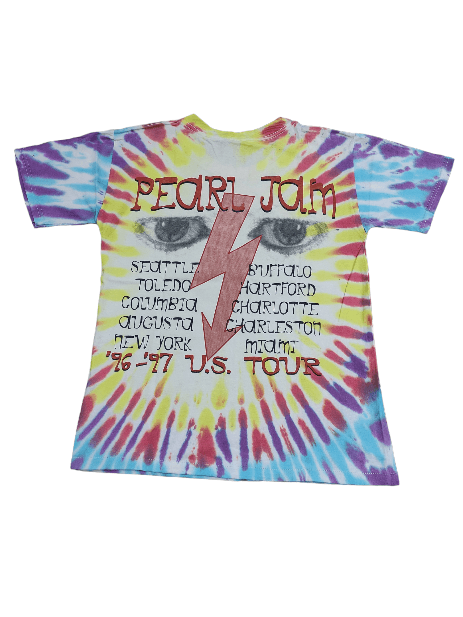 Band Tees VINTAGE PEARL JAM NO CODE 96-97 US TOUR TIE DYE BAND TEE Size US M / EU 48-50 / 2 - 2 Thumbnail