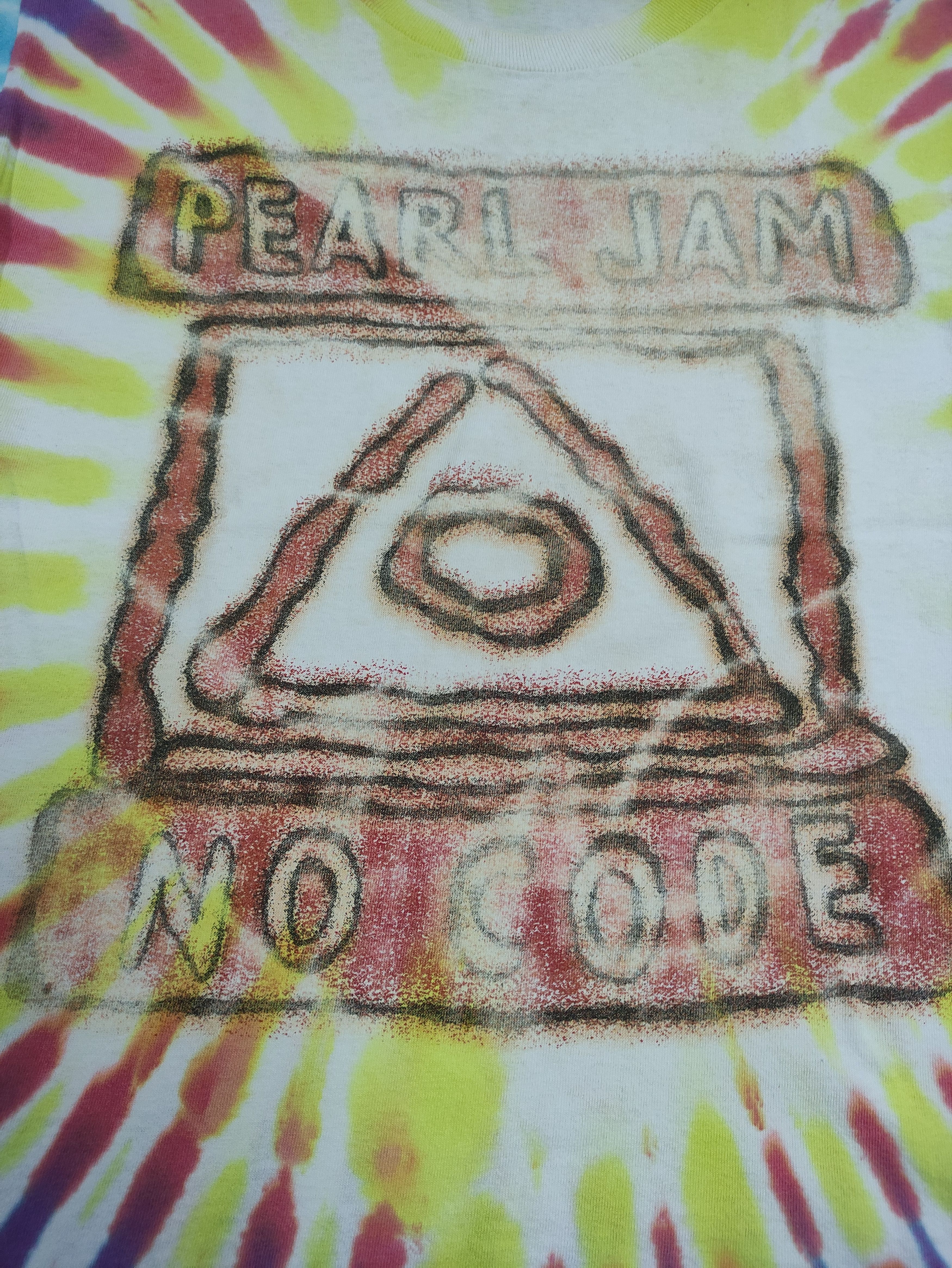Band Tees VINTAGE PEARL JAM NO CODE 96-97 US TOUR TIE DYE BAND TEE Size US M / EU 48-50 / 2 - 4 Thumbnail