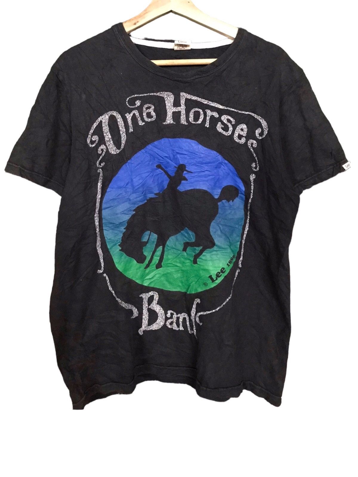 Vintage Lee pulóver - One Horse Band
