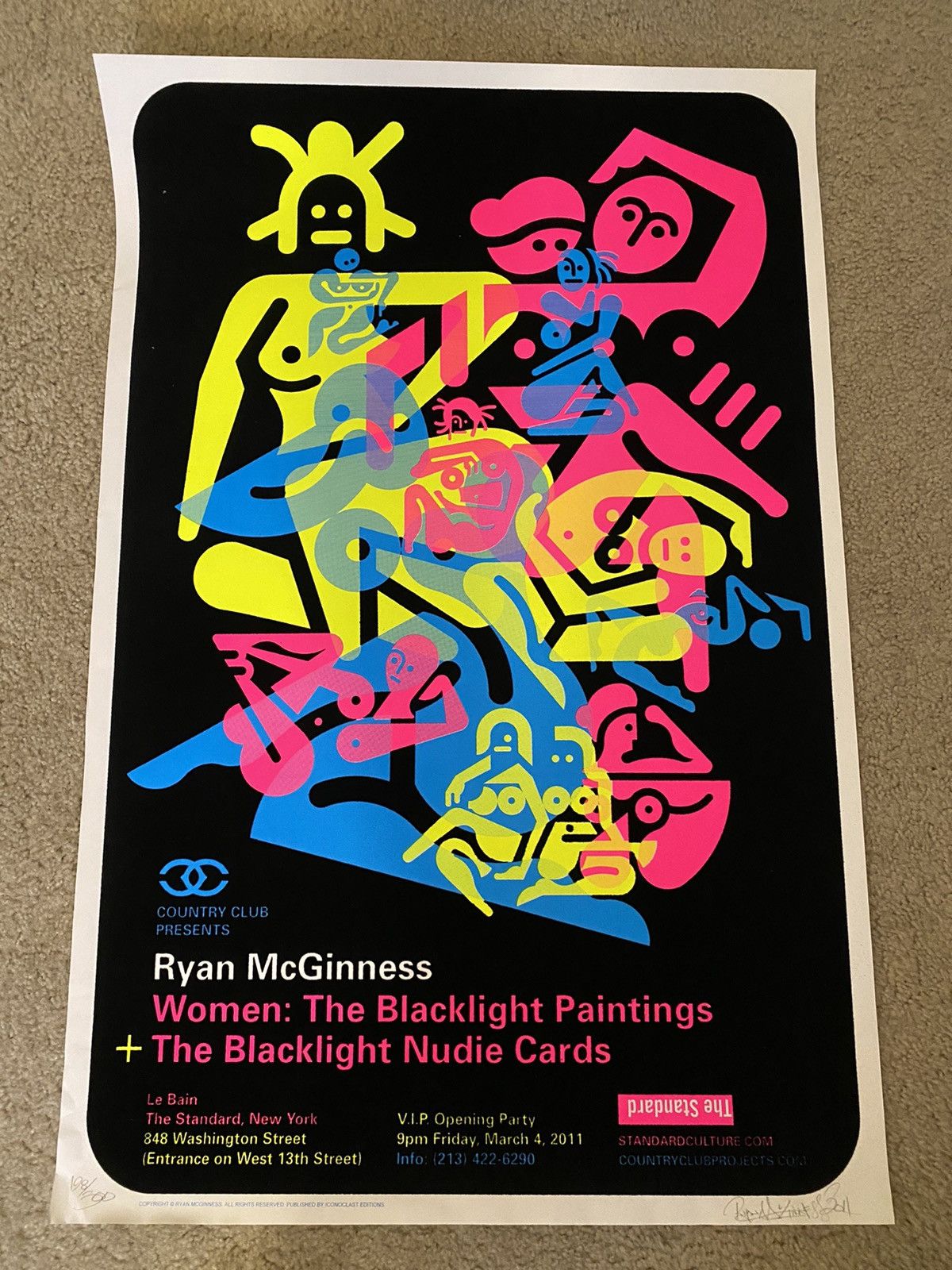 Ryan McGinness signed art print Alife RVCA