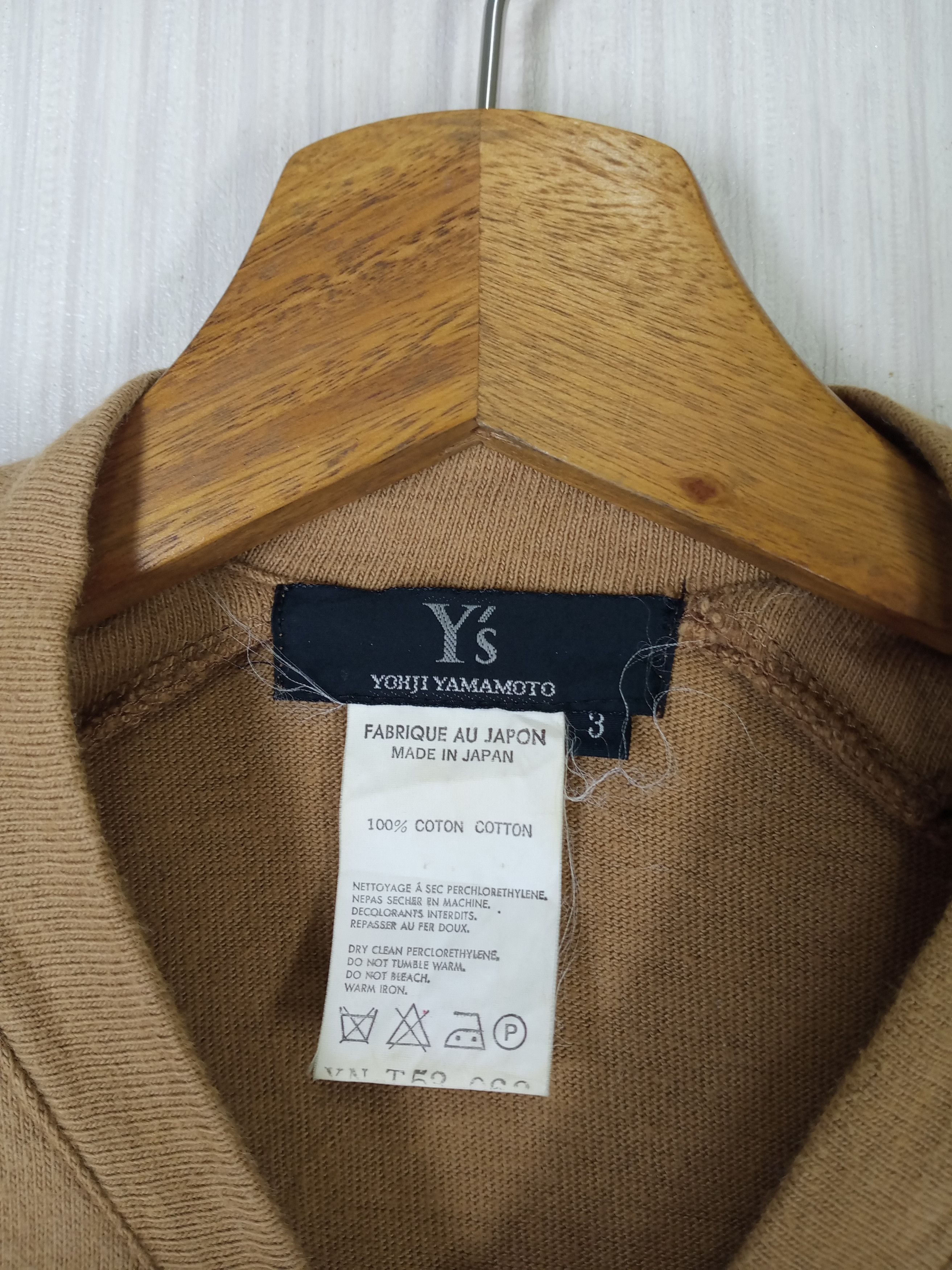 Yohji Yamamoto Rare Vintage Y's Yohji Yamamoto Zipper Sweatshirt Size US M / EU 48-50 / 2 - 8 Thumbnail