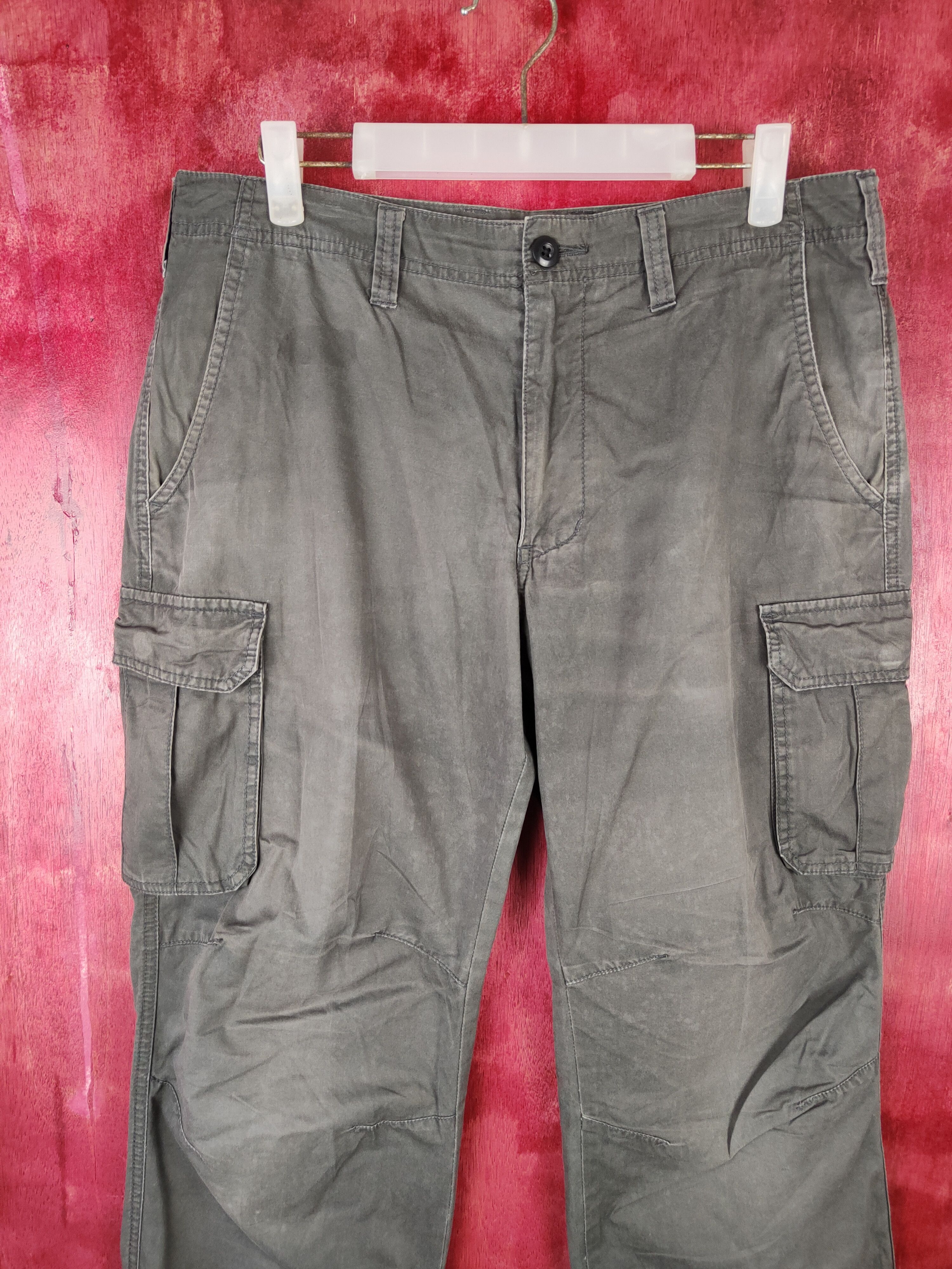 Japanese Brand × Vintage Japanese Brand Multi Pocket Tactical Cargo Pants #S483 Size US 32 / EU 48 - 2 Thumbnail