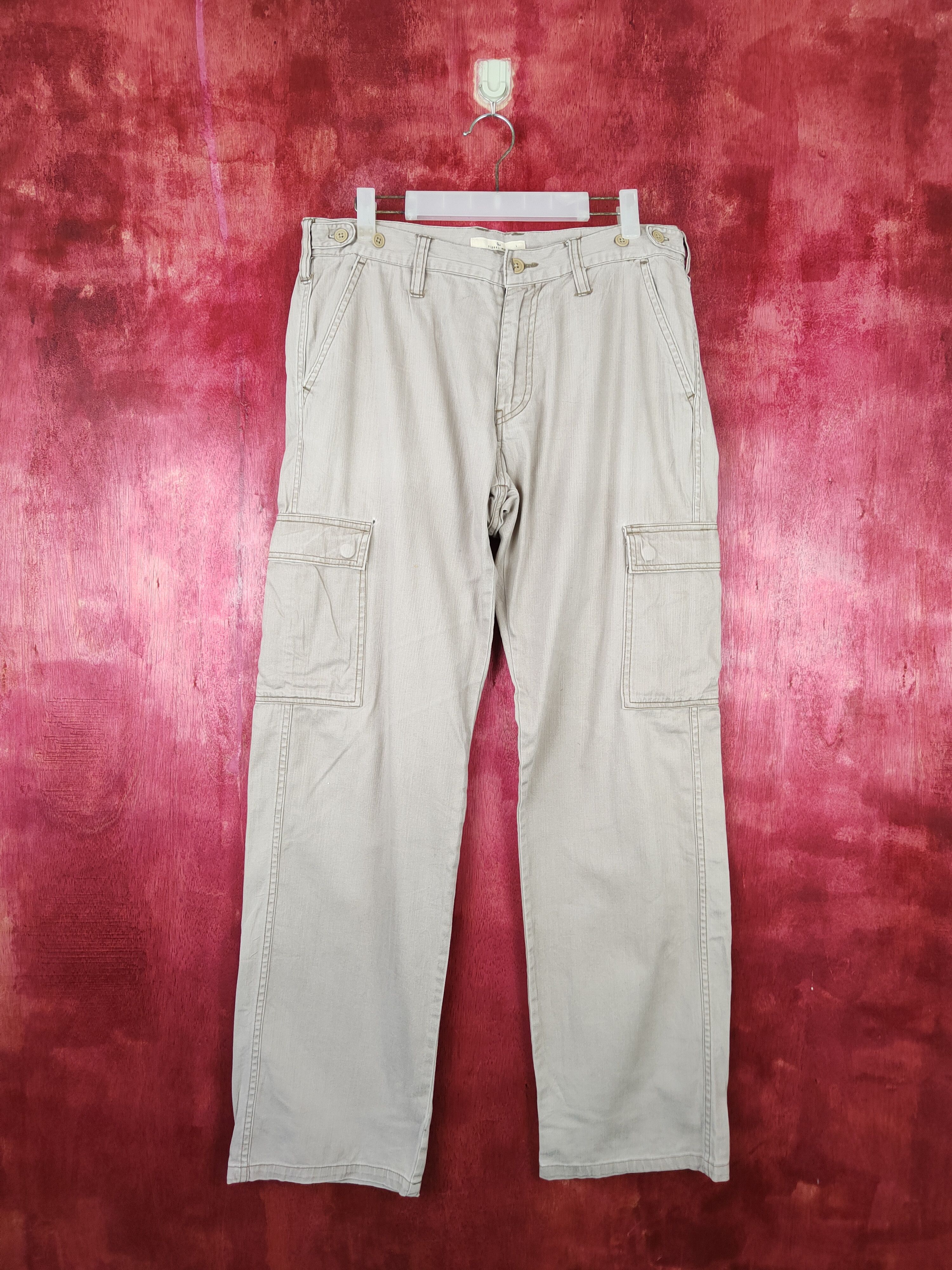 Global Work × Japanese Brand Global Work Gray Multi Pocket Tactical Cargo Pants #S458 Size US 32 / EU 48 - 1 Thumbnail