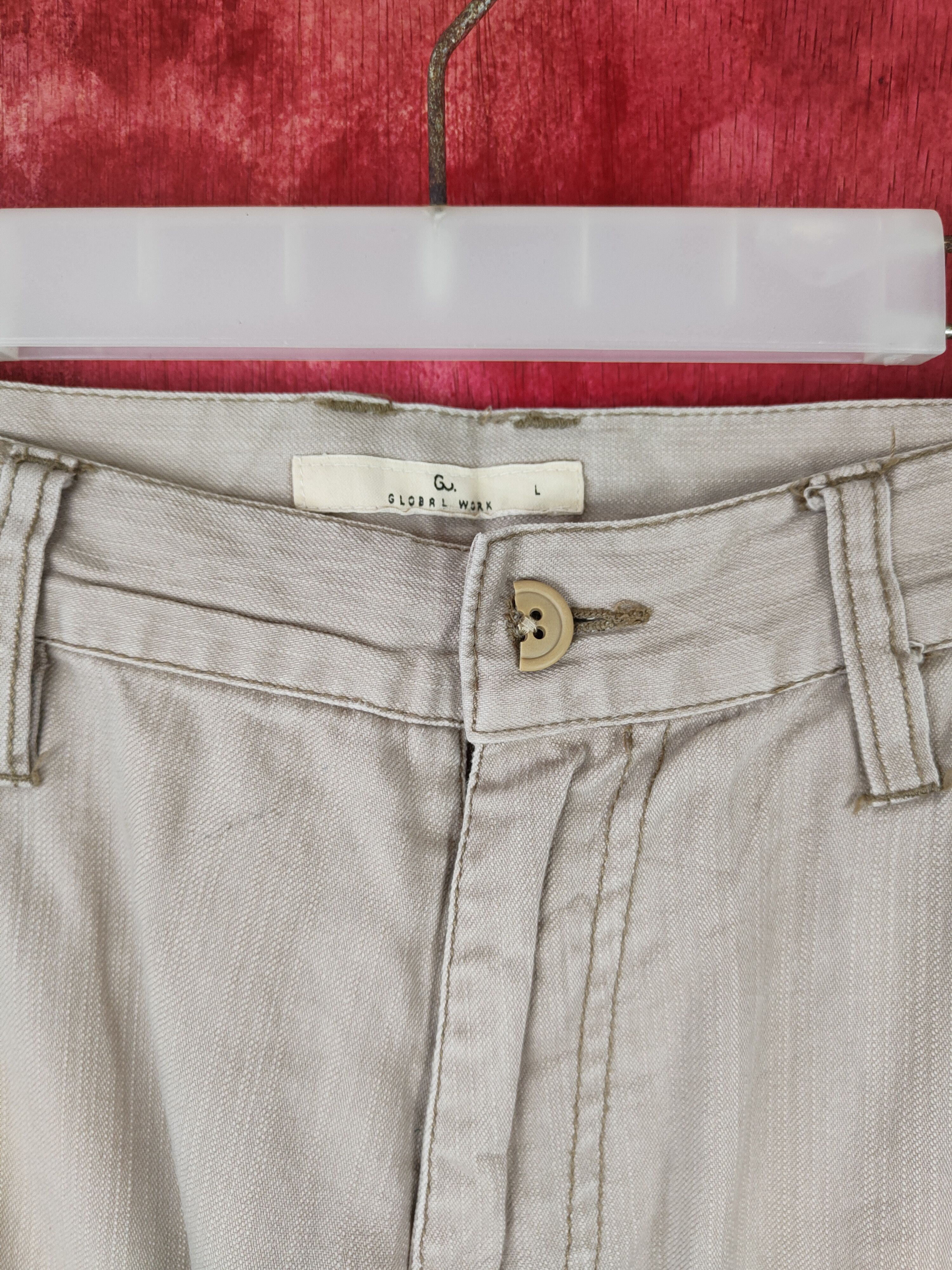 Global Work × Japanese Brand Global Work Gray Multi Pocket Tactical Cargo Pants #S458 Size US 32 / EU 48 - 4 Thumbnail