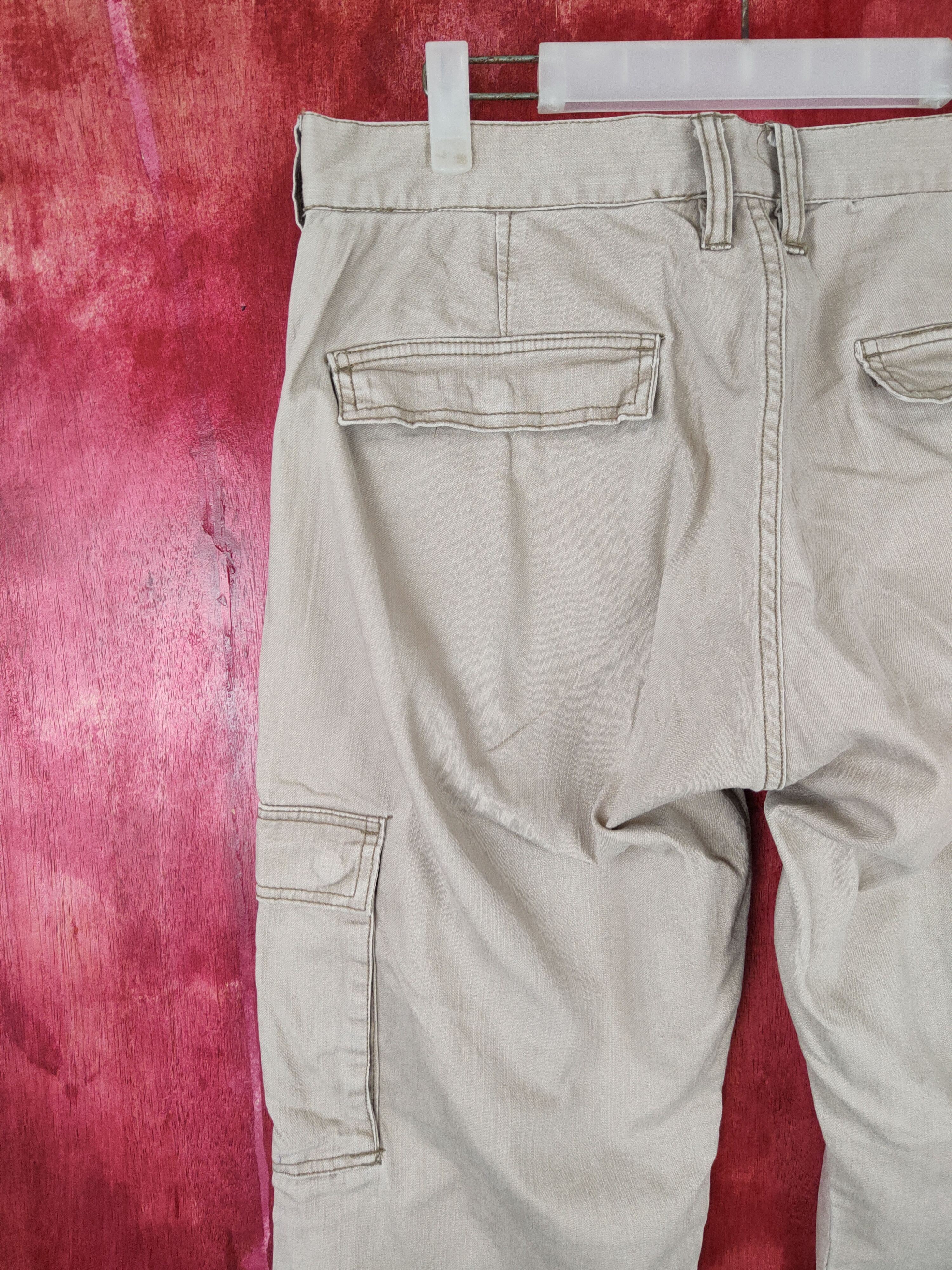 Global Work × Japanese Brand Global Work Gray Multi Pocket Tactical Cargo Pants #S458 Size US 32 / EU 48 - 10 Thumbnail