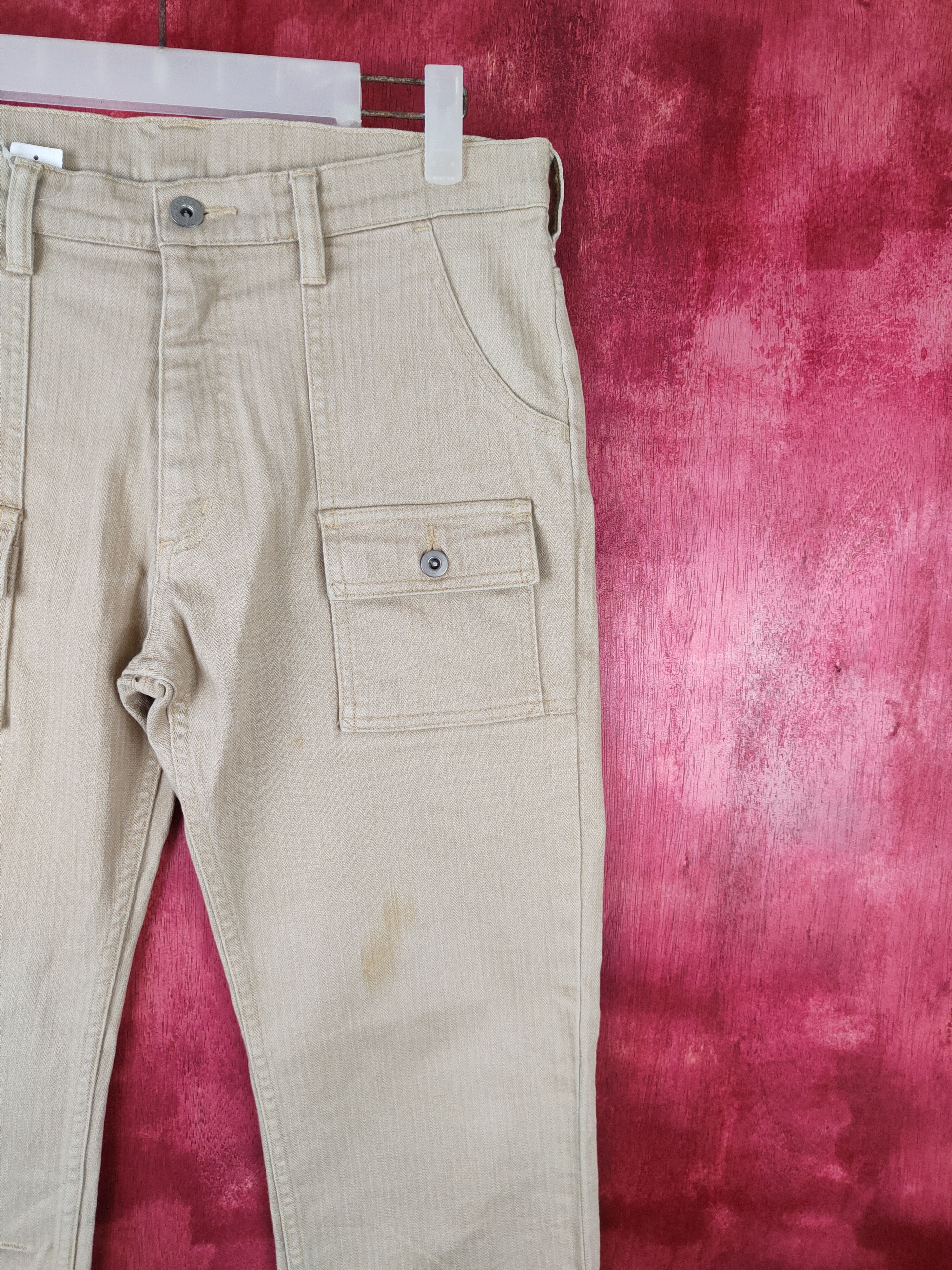 BEAUTY&YOUTH × Japanese Brand Beauty & Youth Brown Multi Pocket Tactical Cargo Pants #S456 Size 31" - 5 Thumbnail