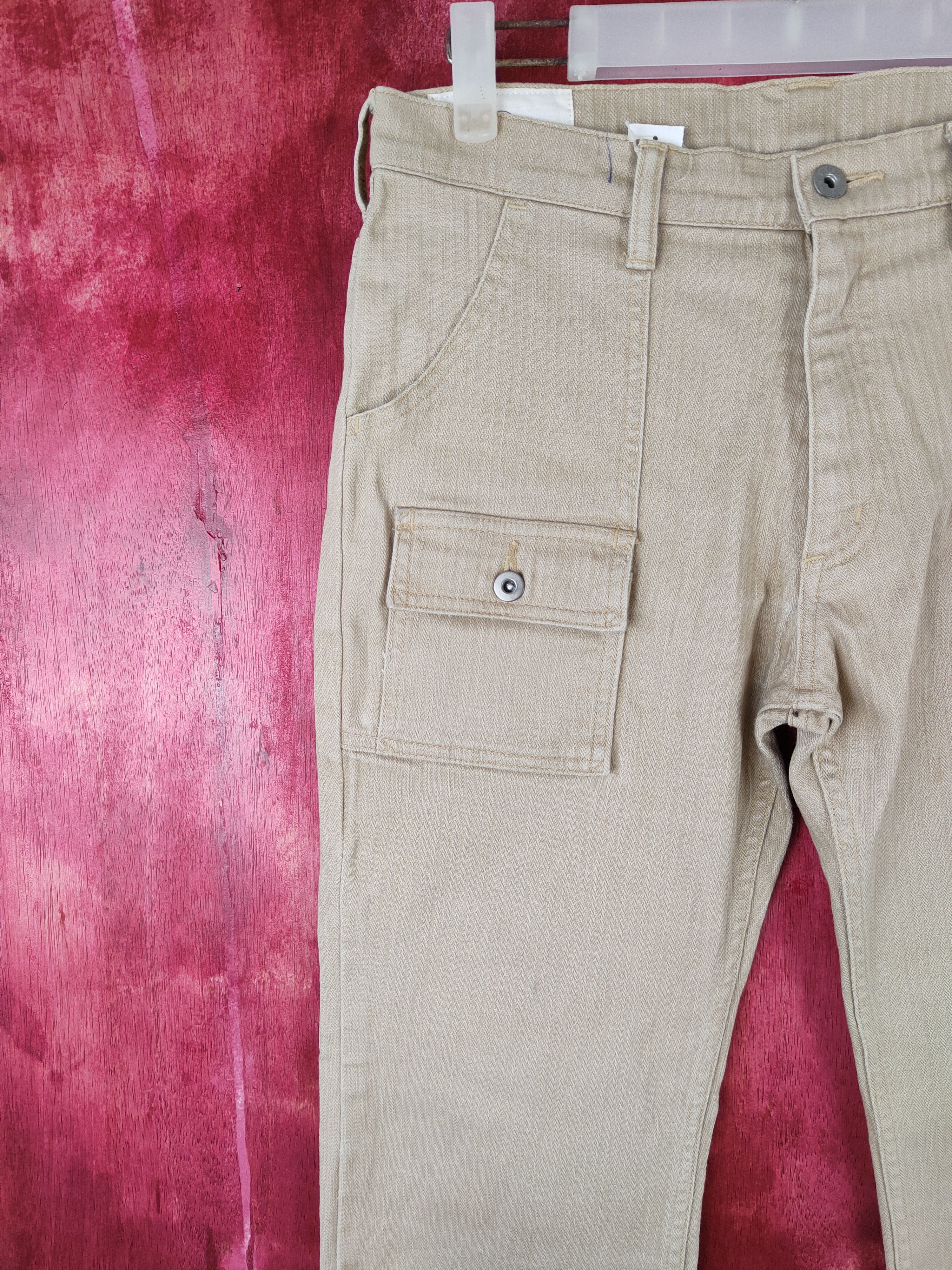 BEAUTY&YOUTH × Japanese Brand Beauty & Youth Brown Multi Pocket Tactical Cargo Pants #S456 Size 31" - 3 Thumbnail