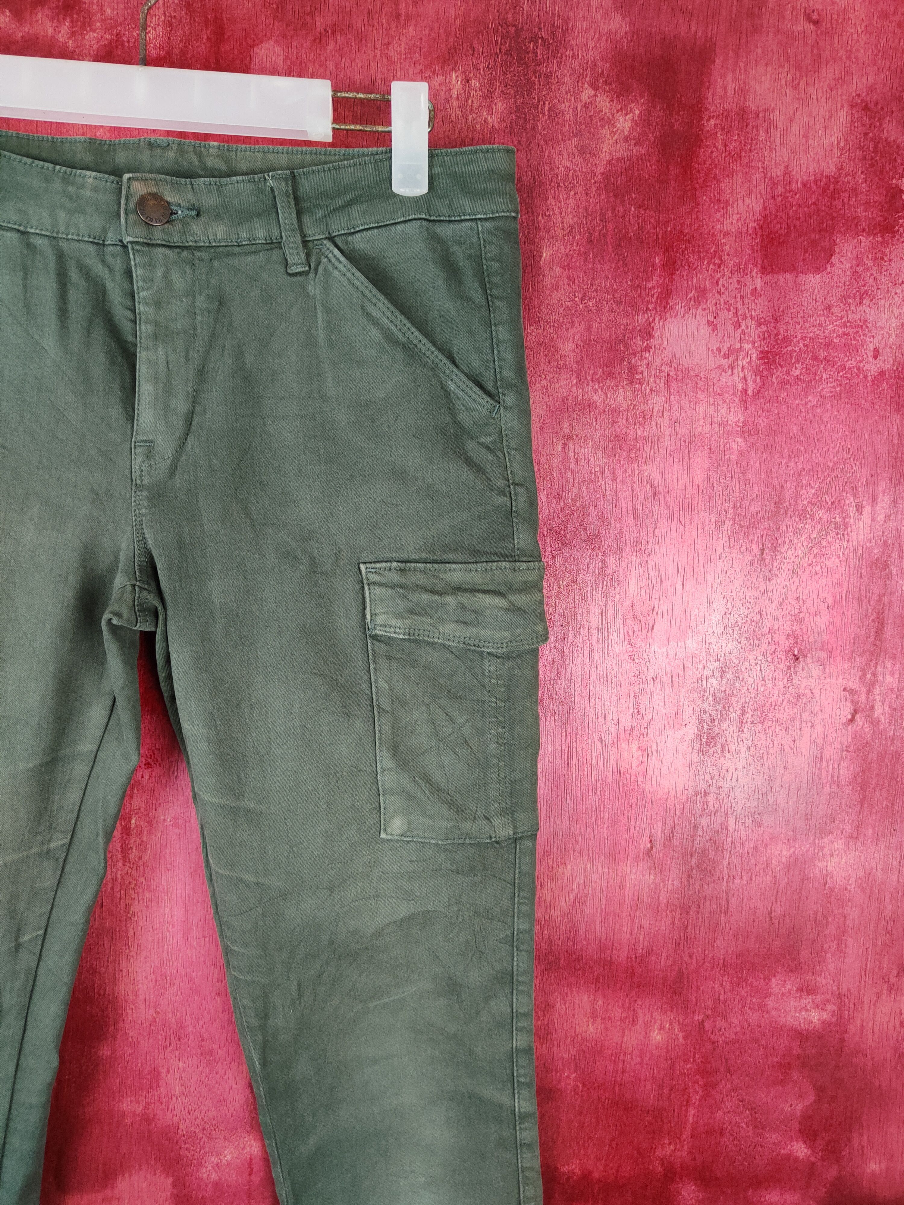 Japanese Brand × Uniqlo Uniqlo Army Green Multi Pocket Tactical Cargo Pants #S451 Size US 30 / EU 46 - 5 Thumbnail