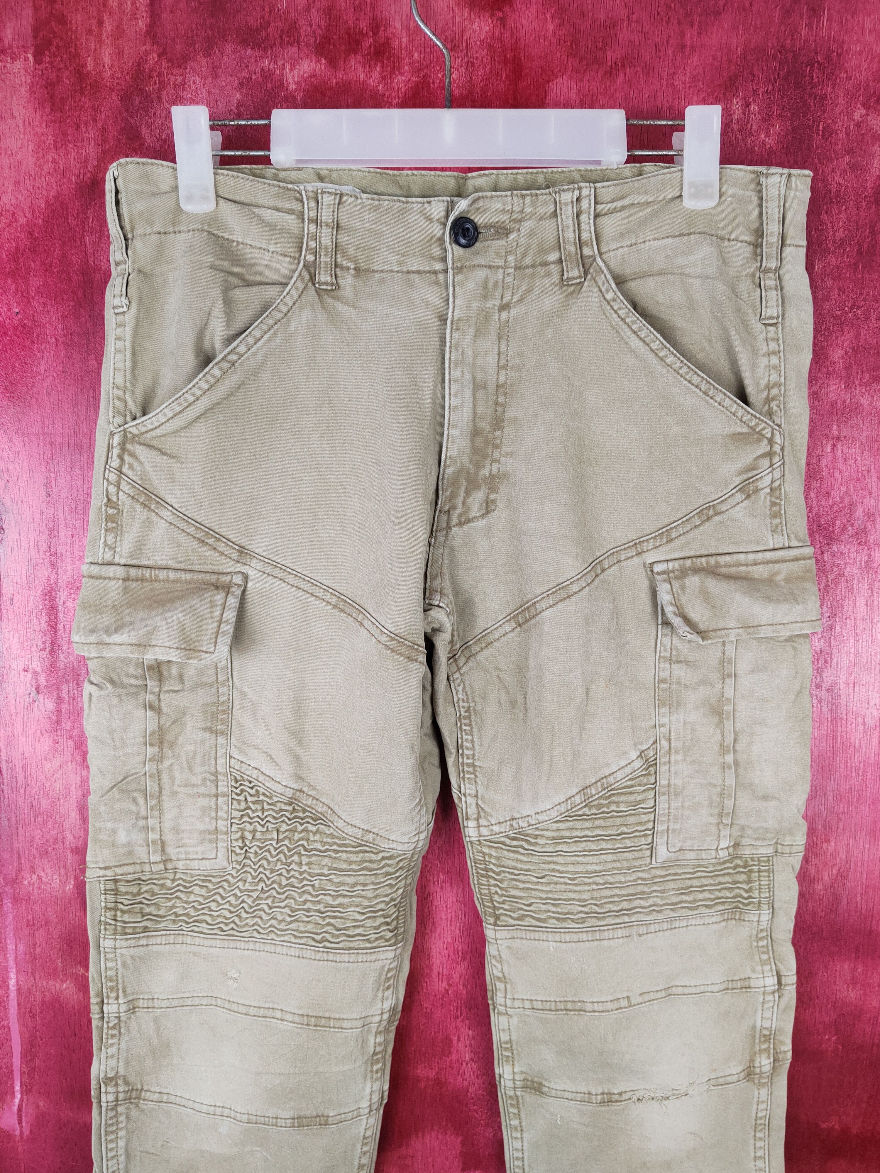 Japanese Brand × Vintage Gladiator-Armor Multi Pocket Tactical Cargo Pants #5310 Size US 31 - 2 Thumbnail