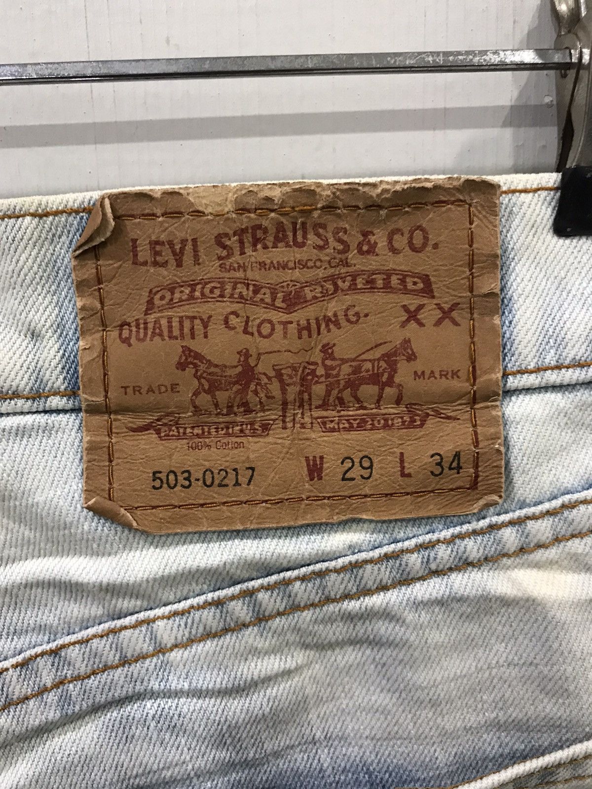 Levi's Levis Acid Wash Denim Size US 28 / EU 44 - 5 Thumbnail