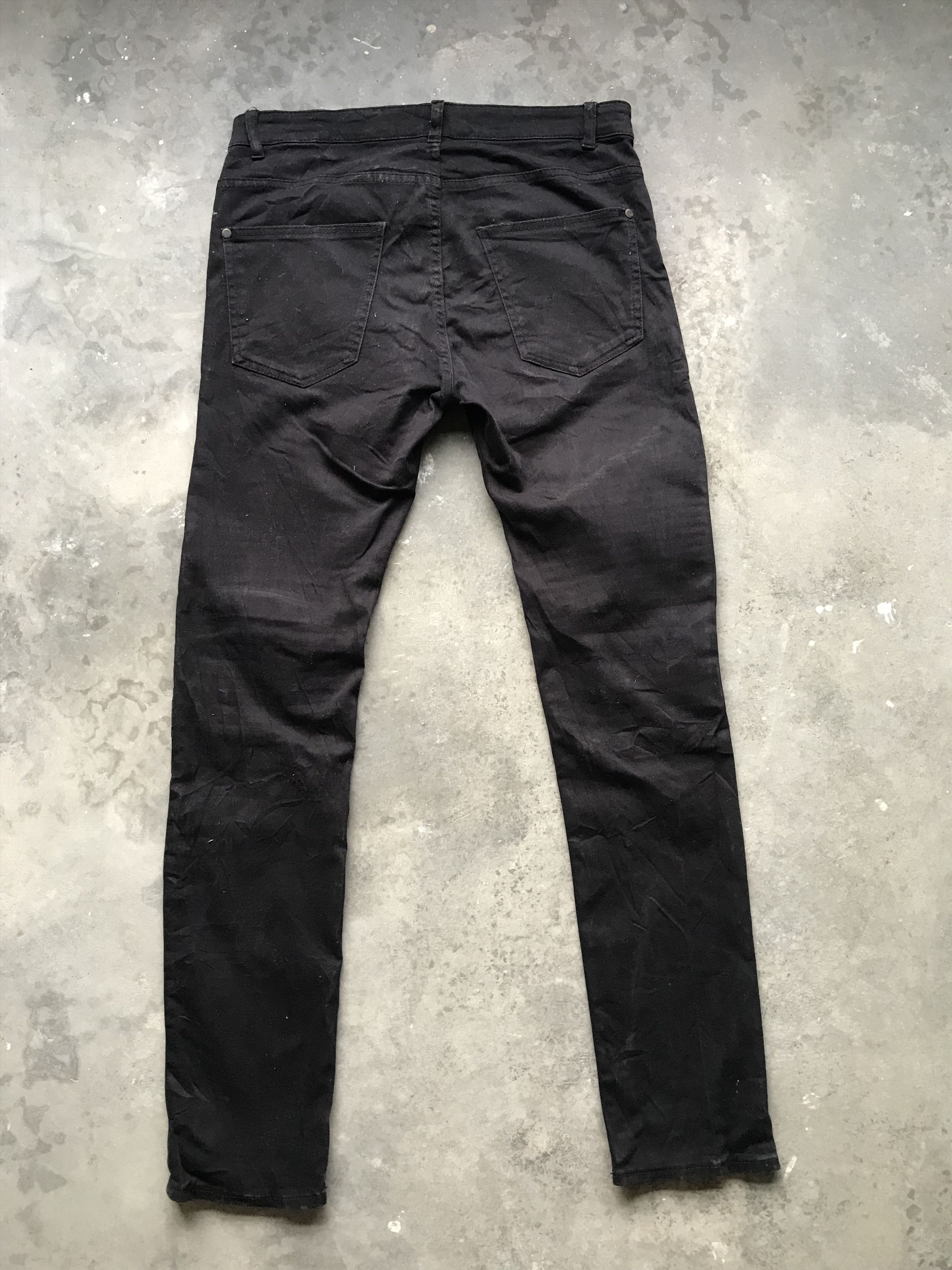 Divided H&M Skinny Distressed Biker Pant Size US 31 - 8 Thumbnail