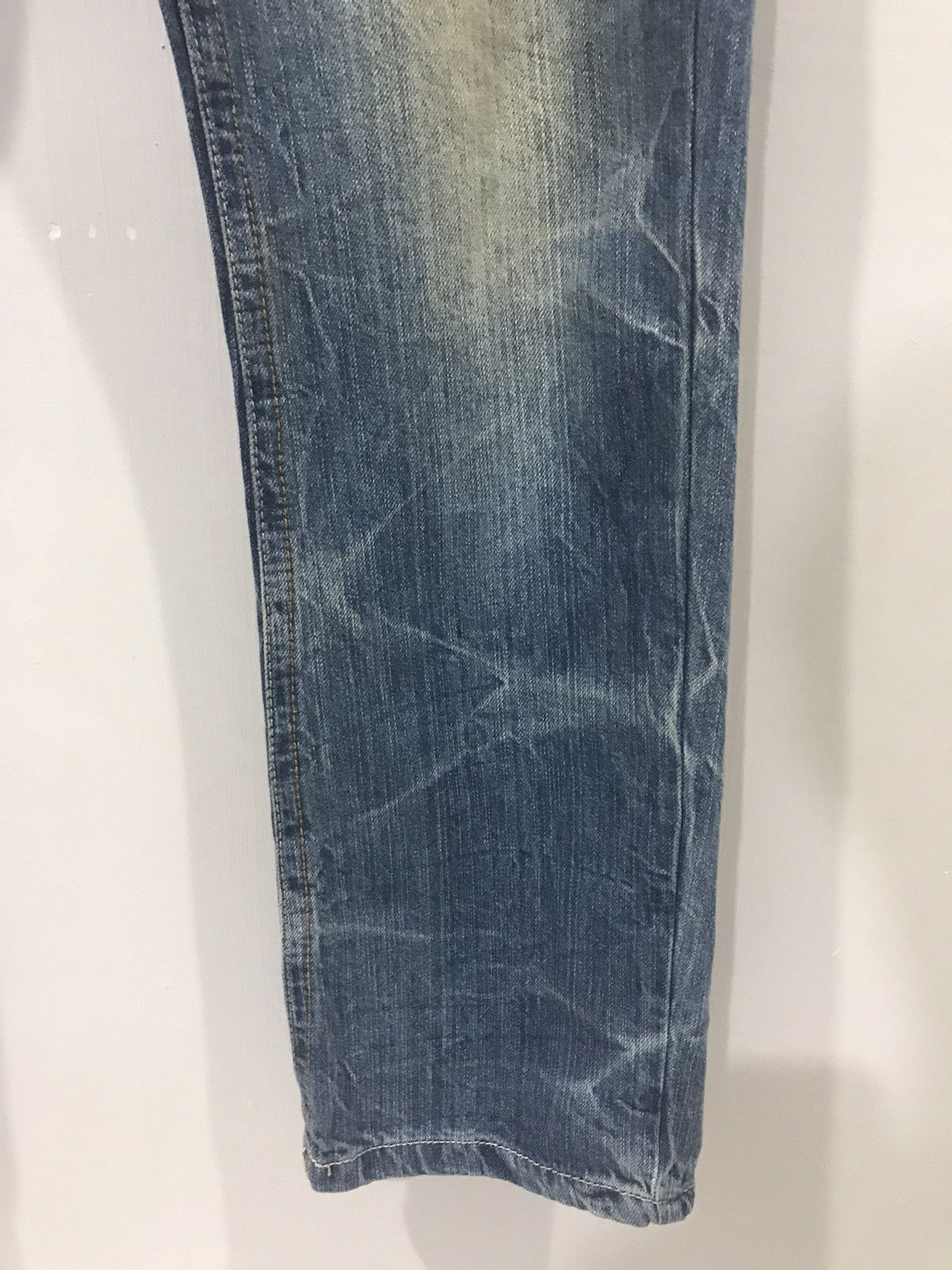 Japan Style Patchy Distressed Denim