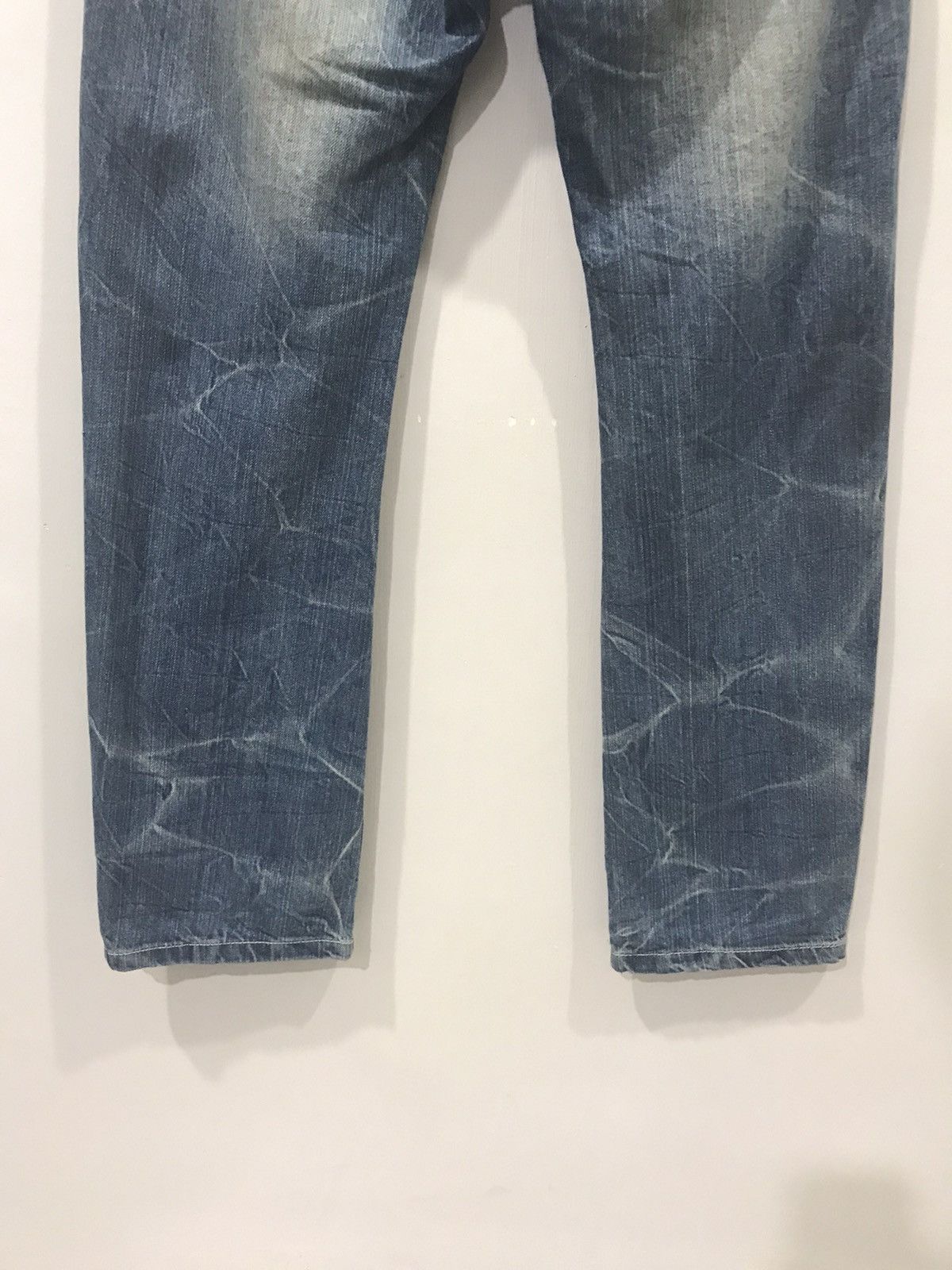Japan Style Patchy Distressed Denim