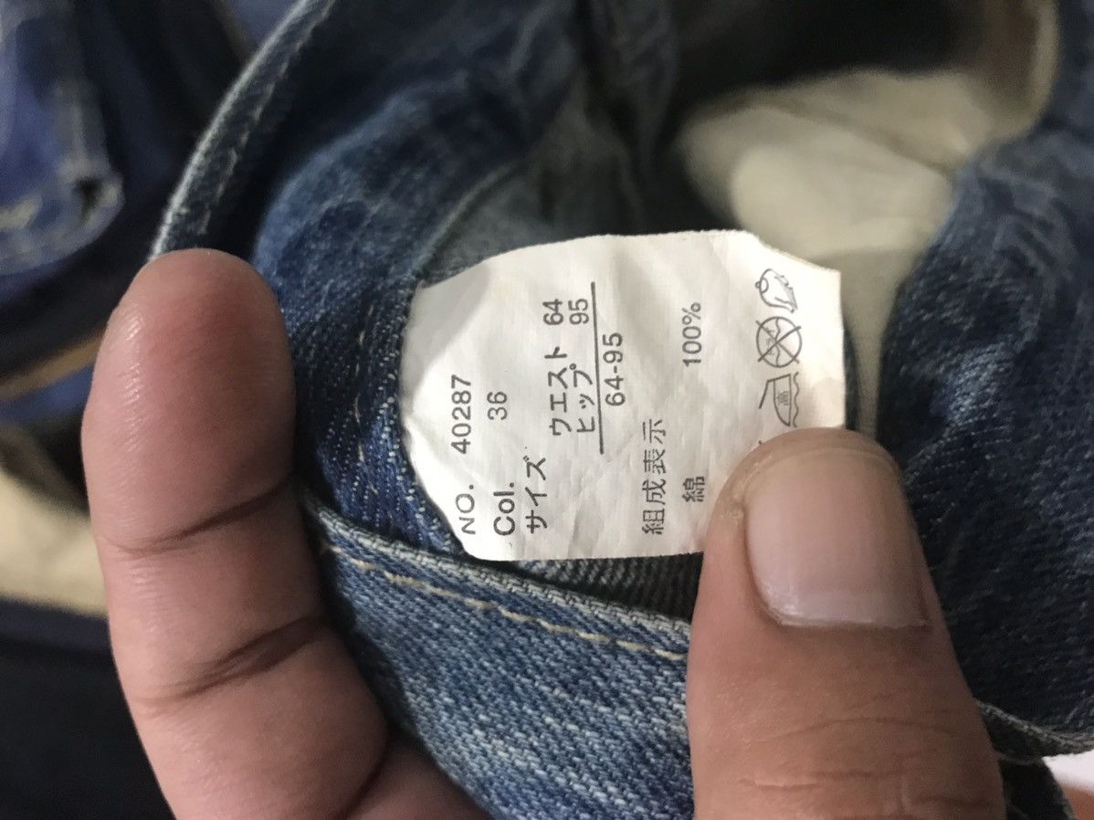 Japan Style Patchy Distressed Denim