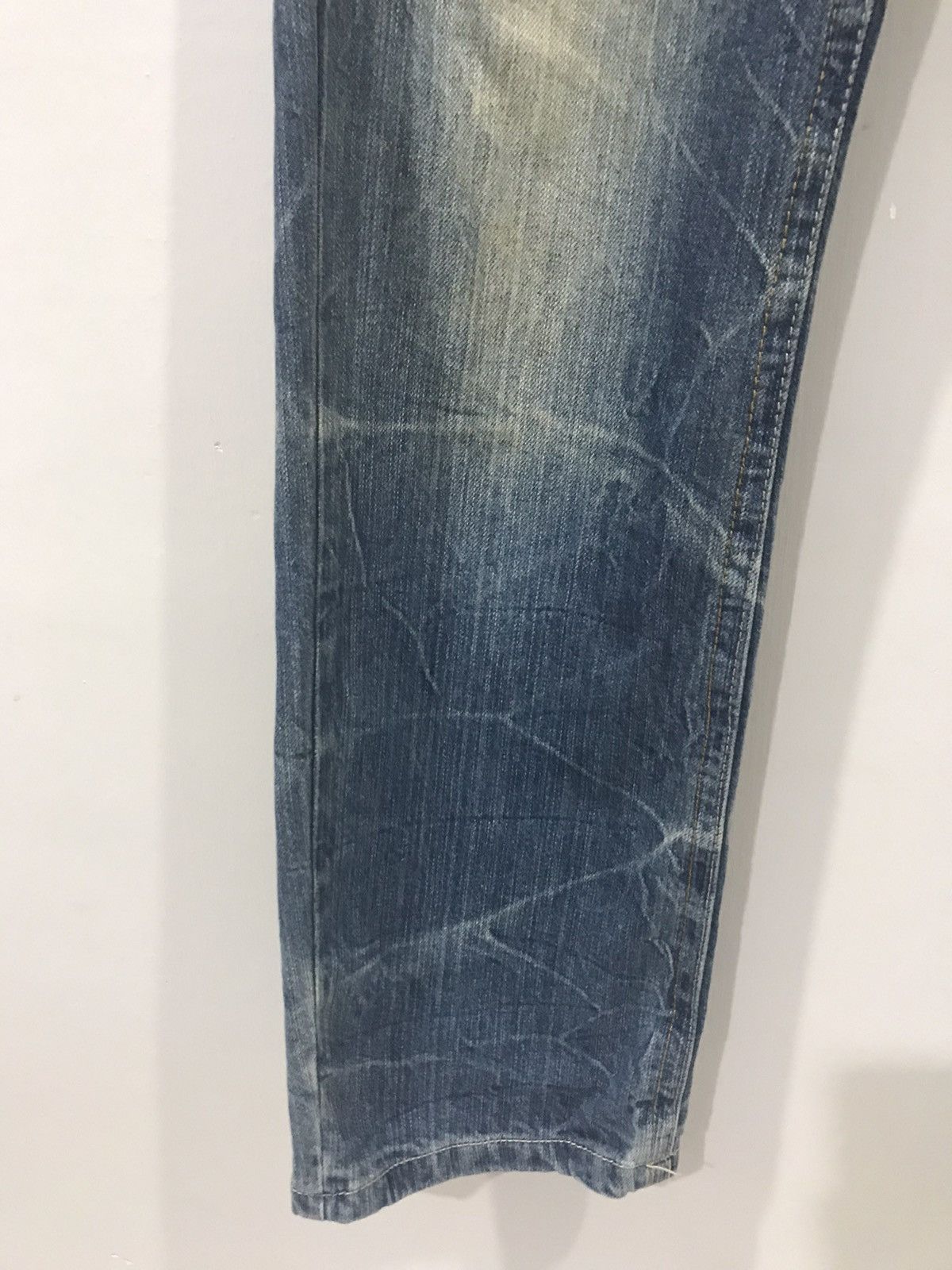 Japan Style Patchy Distressed Denim