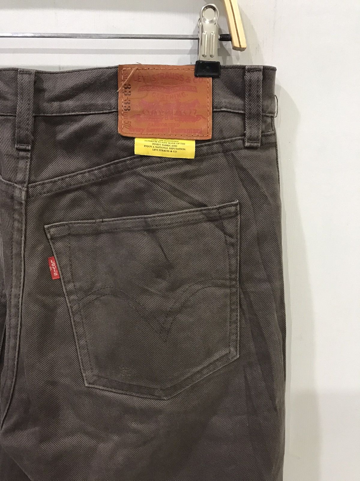 Levi's Levis Lot 502 Light Brown Denim Size US 33 - 7 Thumbnail